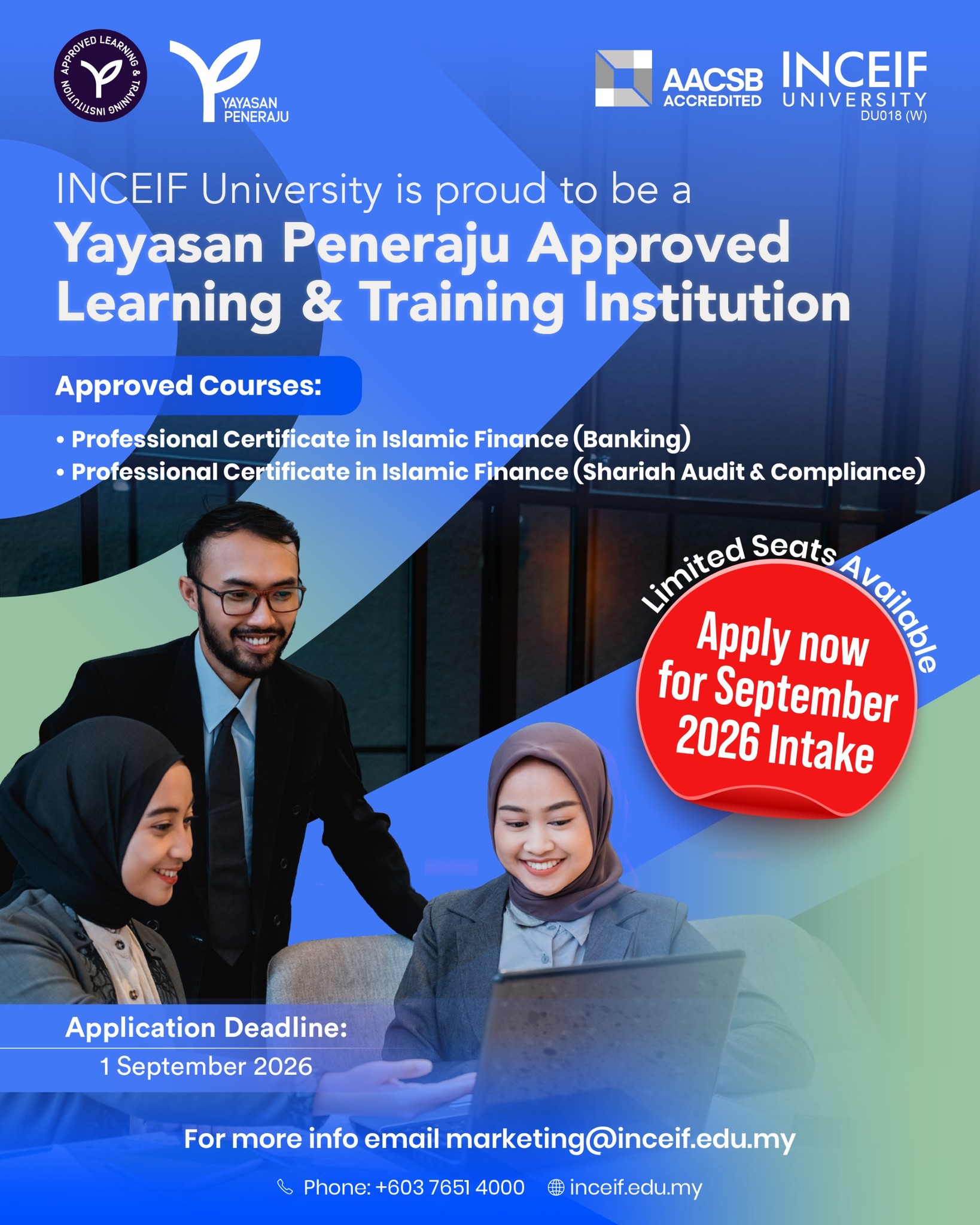 I N C E I F University Facebook ad