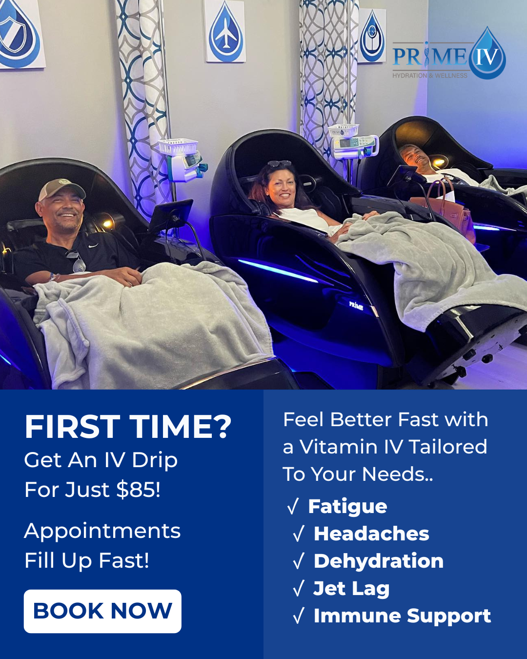Prime IV Hydration & Wellness Facebook ad