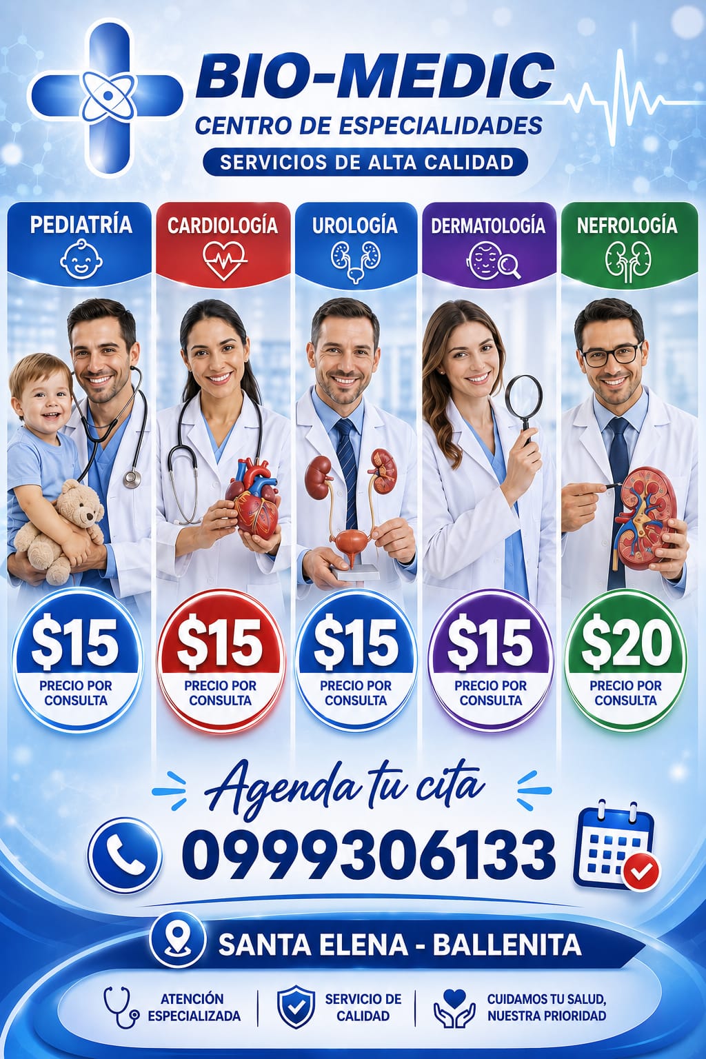 Bio-Medic Ballenita Facebook ad from May 27, 2026