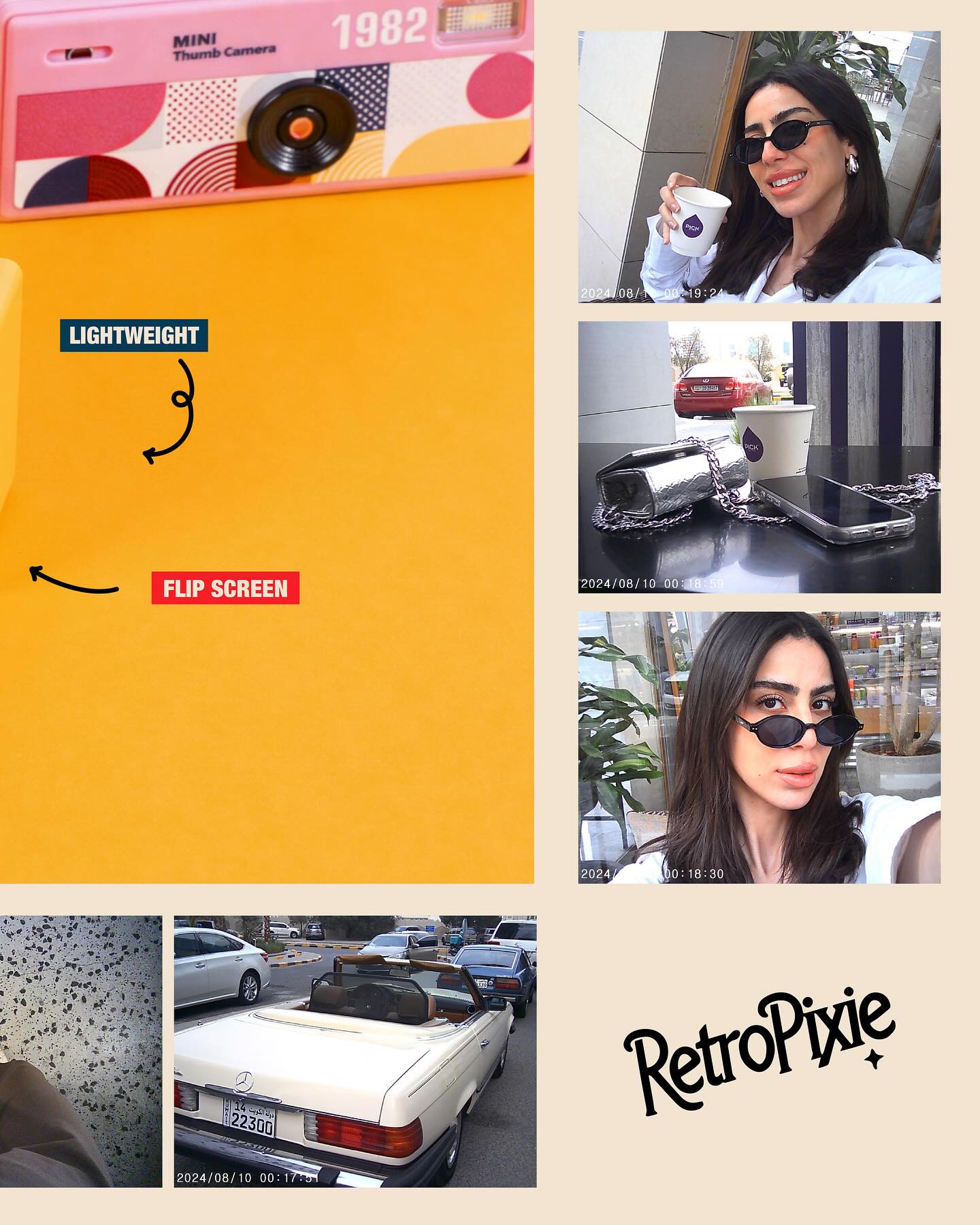 retro.pixie Facebook ad: Get the retro vibes with retropixie!