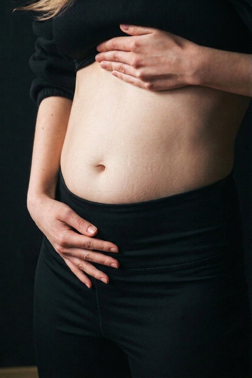 Angela - Wellness Coach Facebook ad: To every woman who doesn't feel comfortable in her body…