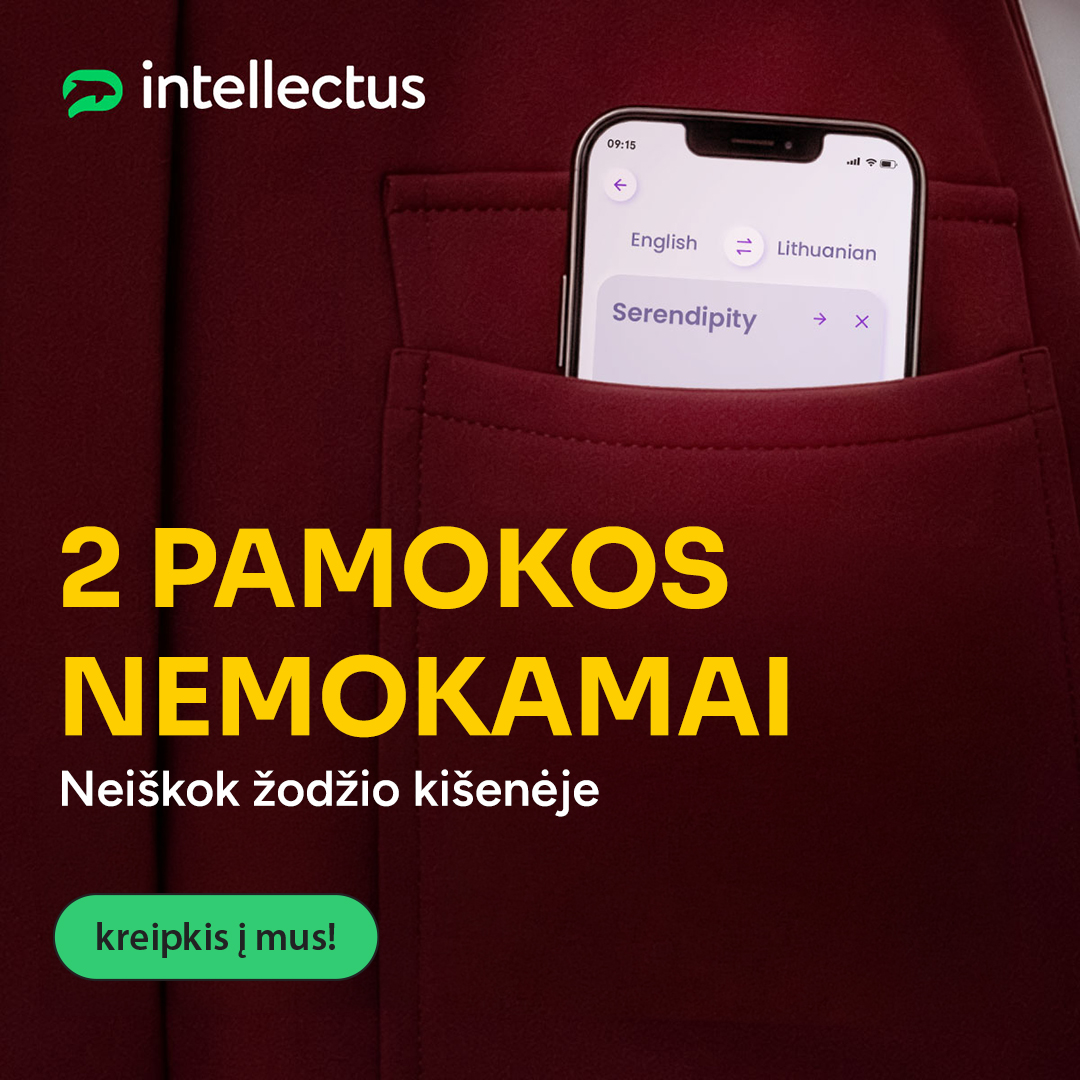 Anglų kalbos mokykla „Intellectus“ Facebook ad