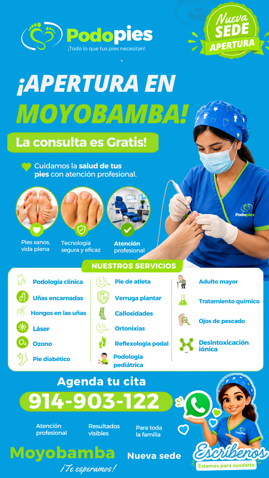 Podopies Sede Moyobamba Facebook ad: ¡Gran canpaña en Moyobamba!