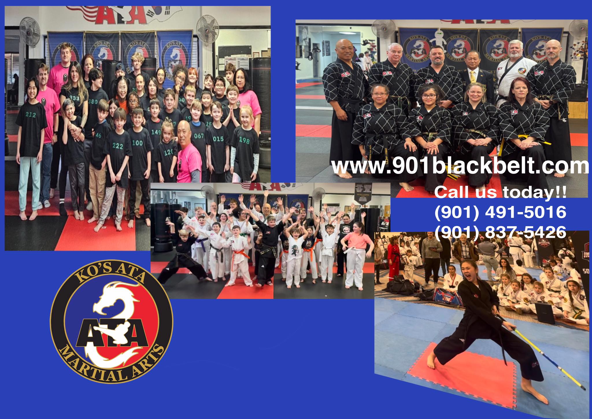 Ko's ATA Martial Arts - Atoka, TN Facebook ad: Programs available for young children, teens, adults, and…