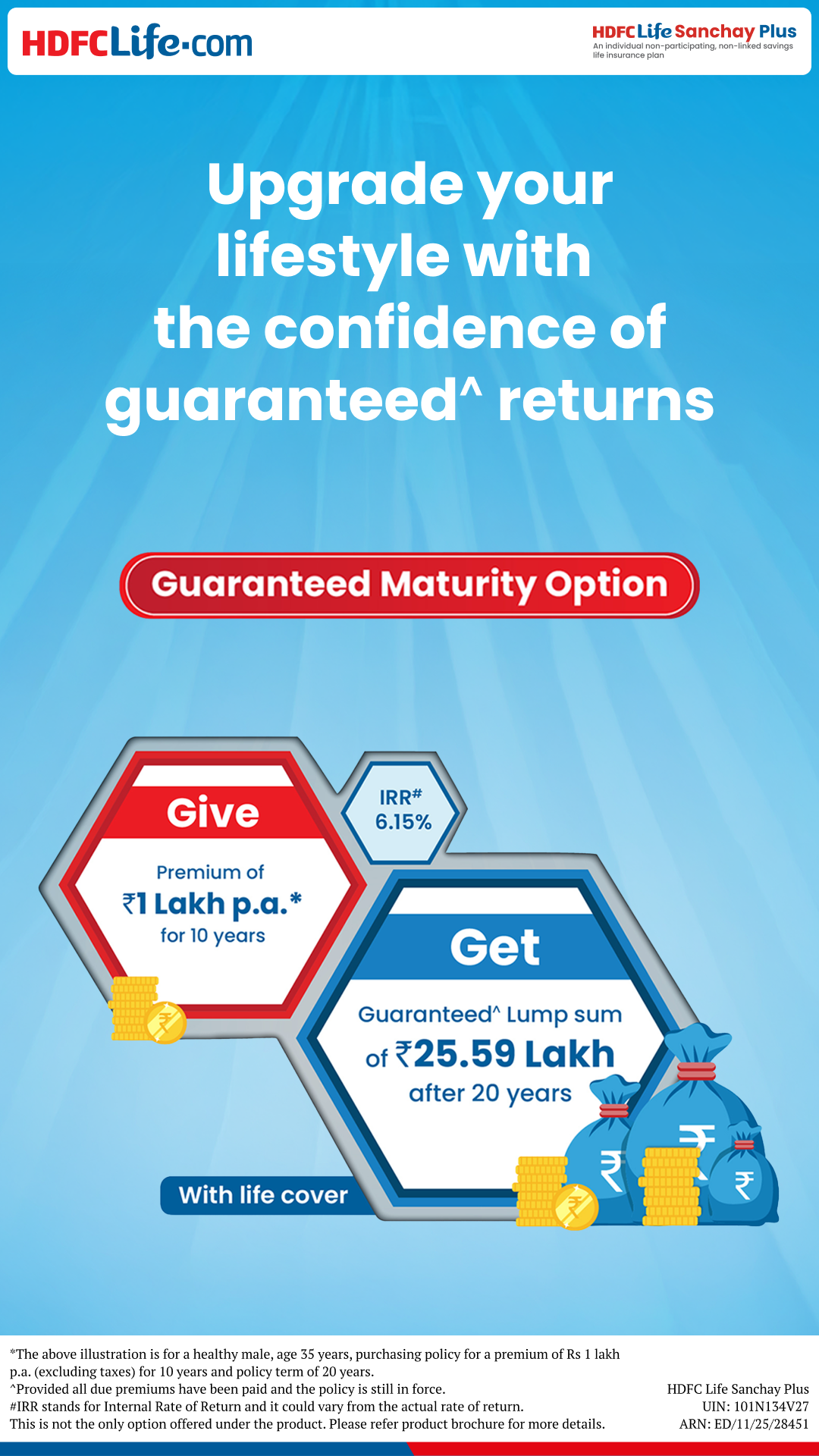 HDFC Life Facebook ad