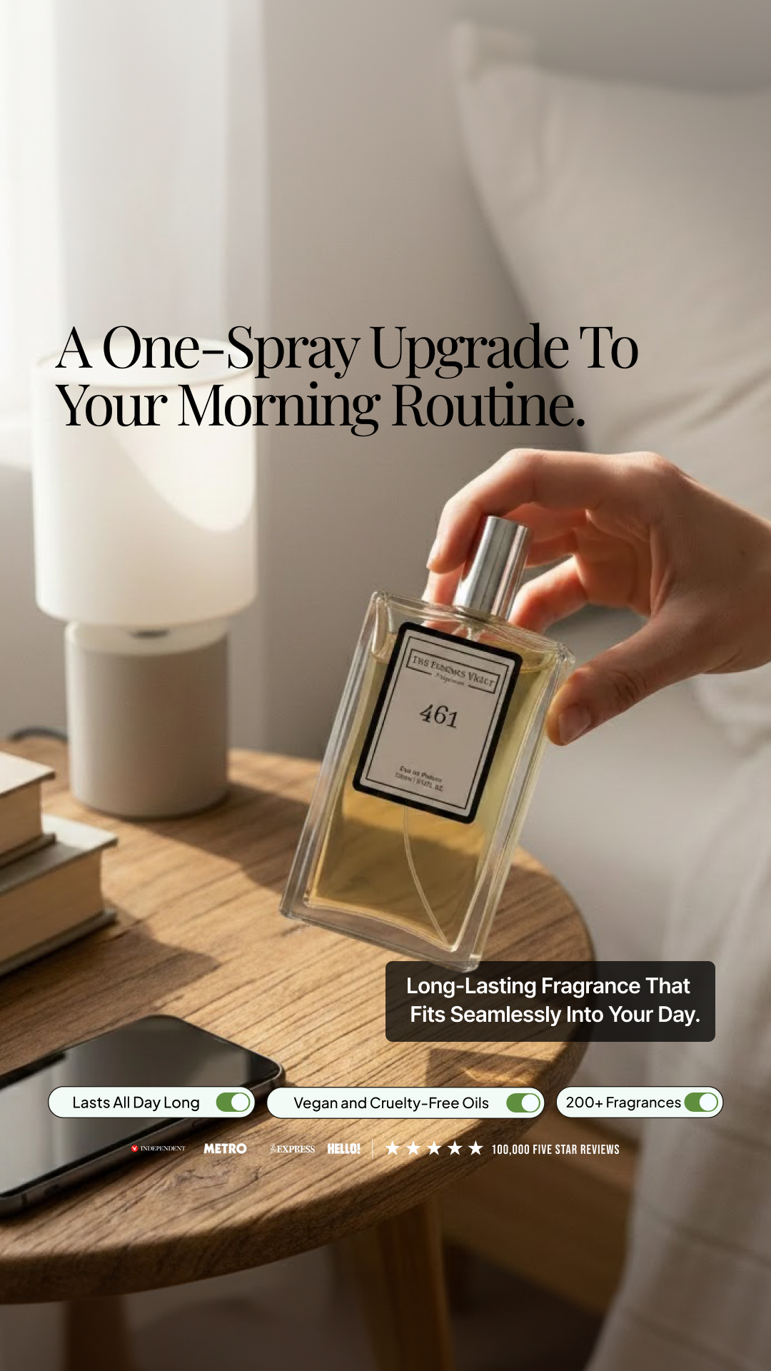 The Essence Vault Facebook ad from Dec 29, 2025