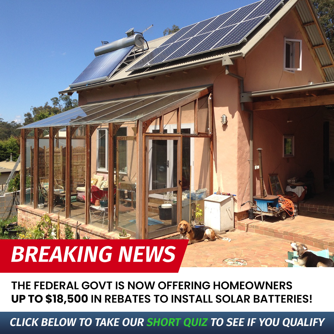 Energy News Facebook ad: Qualify for $18,600+ Solar Battery Rebate Today!