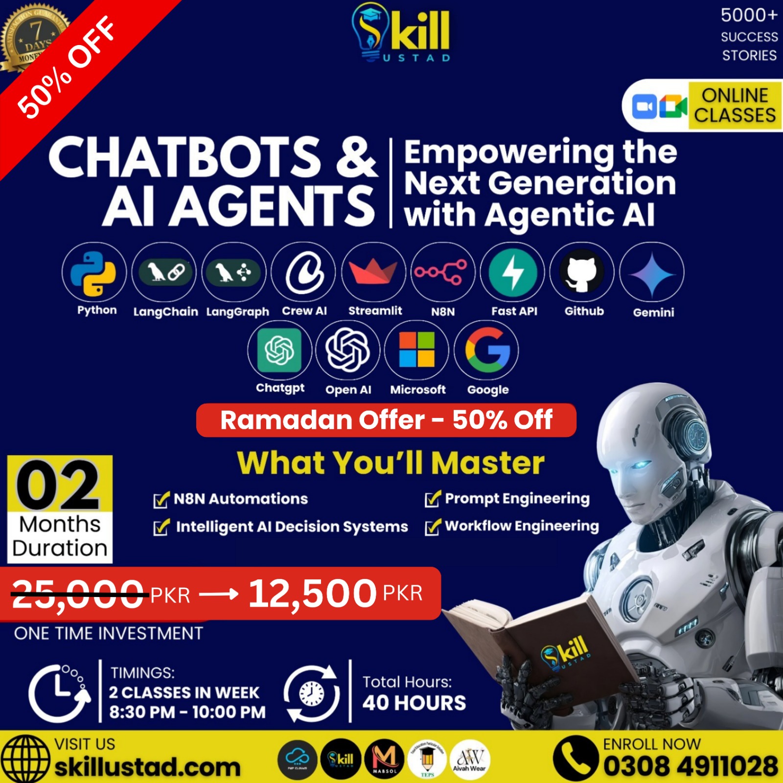 SkillUstad Facebook ad: Enroll Now