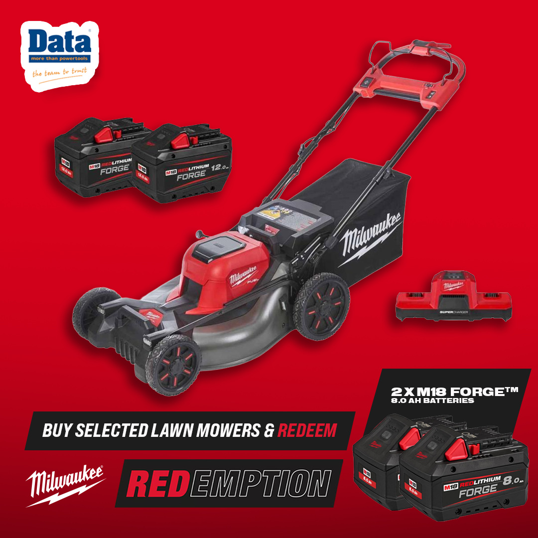 Data Powertools Ltd Facebook ad: Redeem FREE M18 Forge Batteries when you purchase…