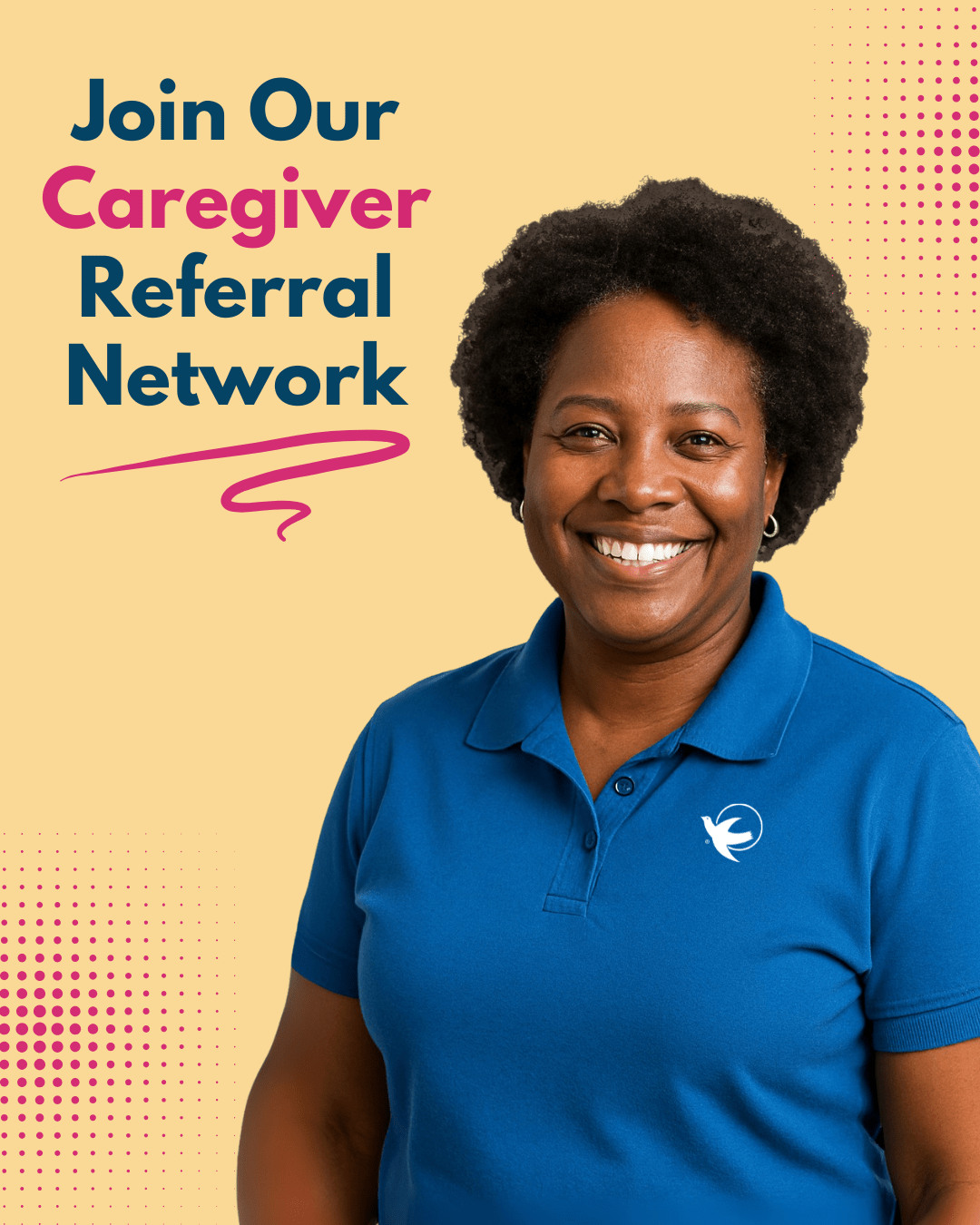 Visiting Angels Facebook ad: Join Our Registry of Trusted Caregivers!