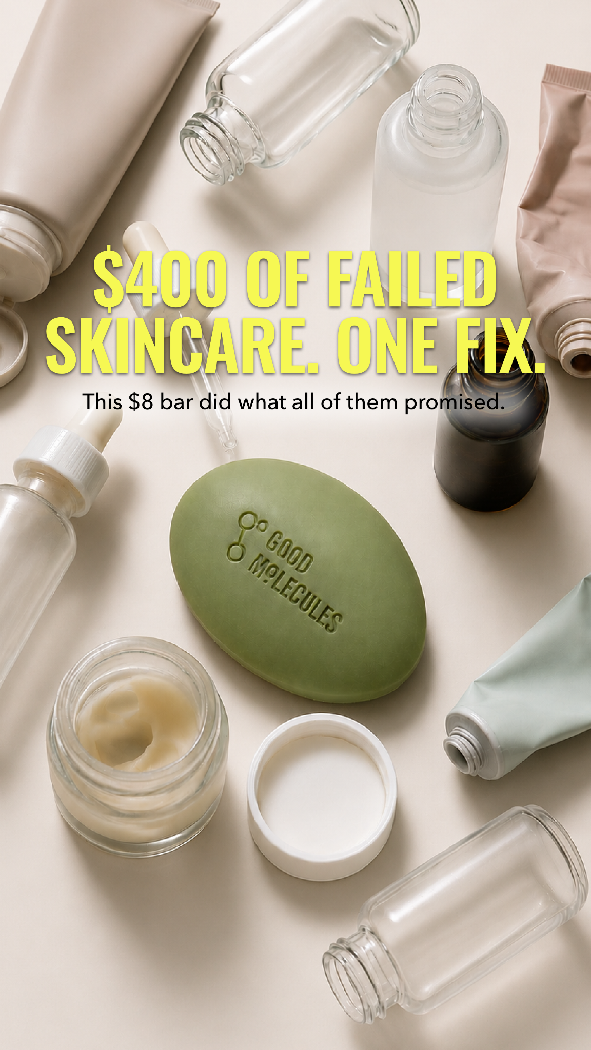 Good Molecules Facebook ad