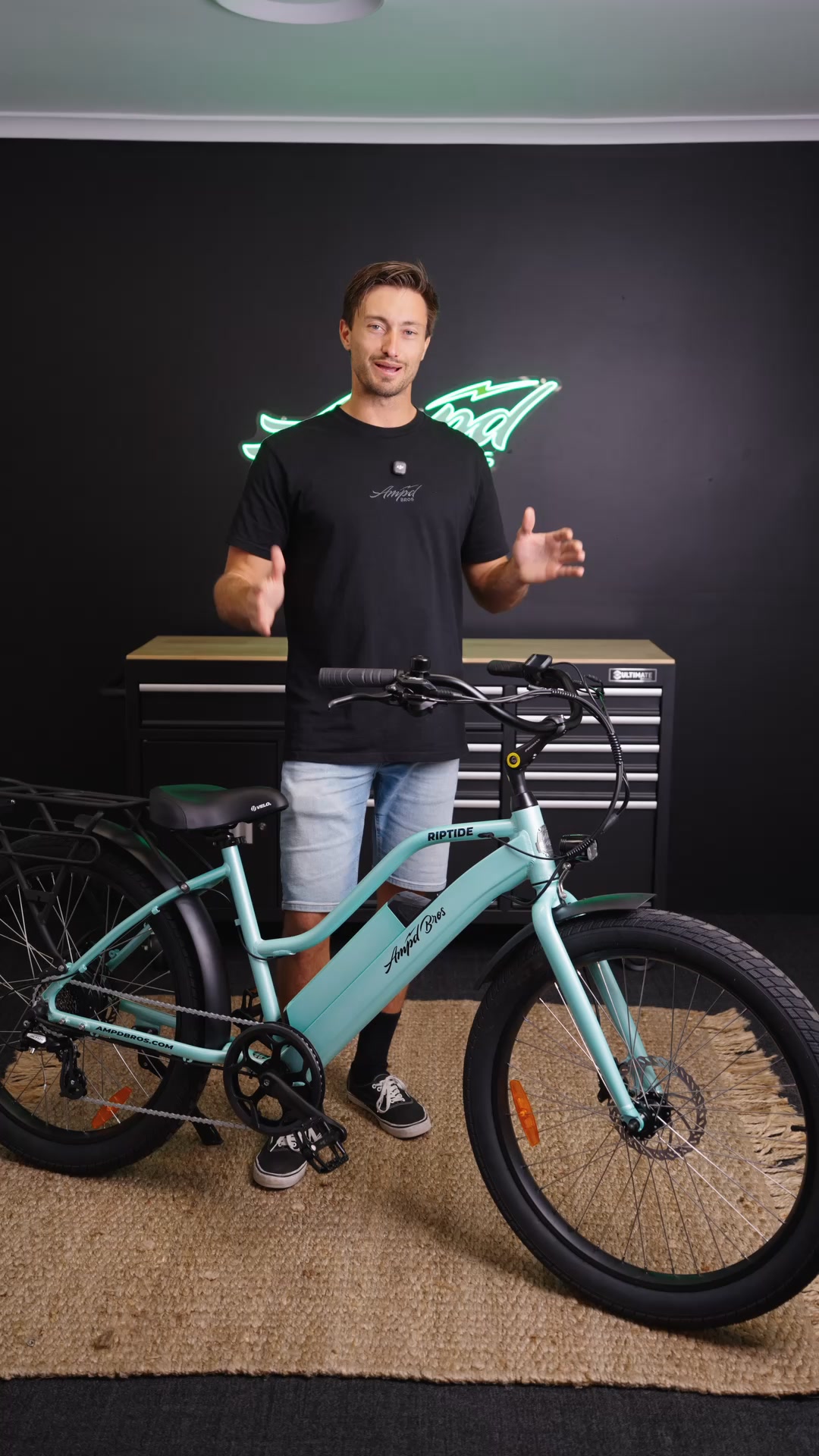 Ampd Bros Electric Bikes Facebook ad: 100% Street Legal. 100% Good Times.