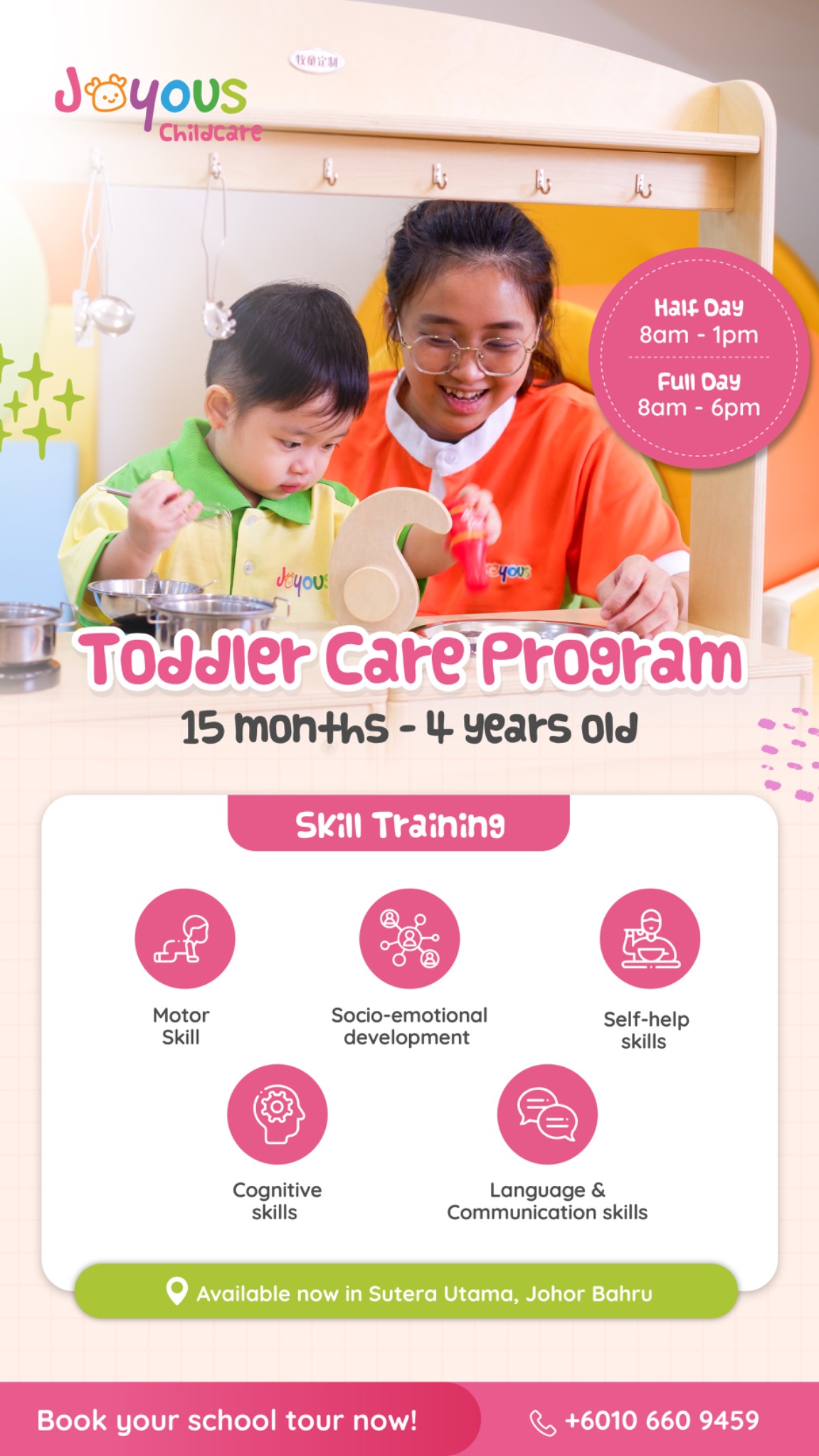 Joyous Childcare and Preschool Facebook ad
