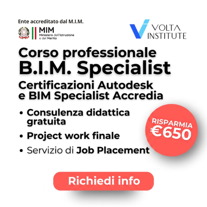 Volta Institute - Formazione Professionale Facebook ad: Scopri il Corso per BIM Specialist