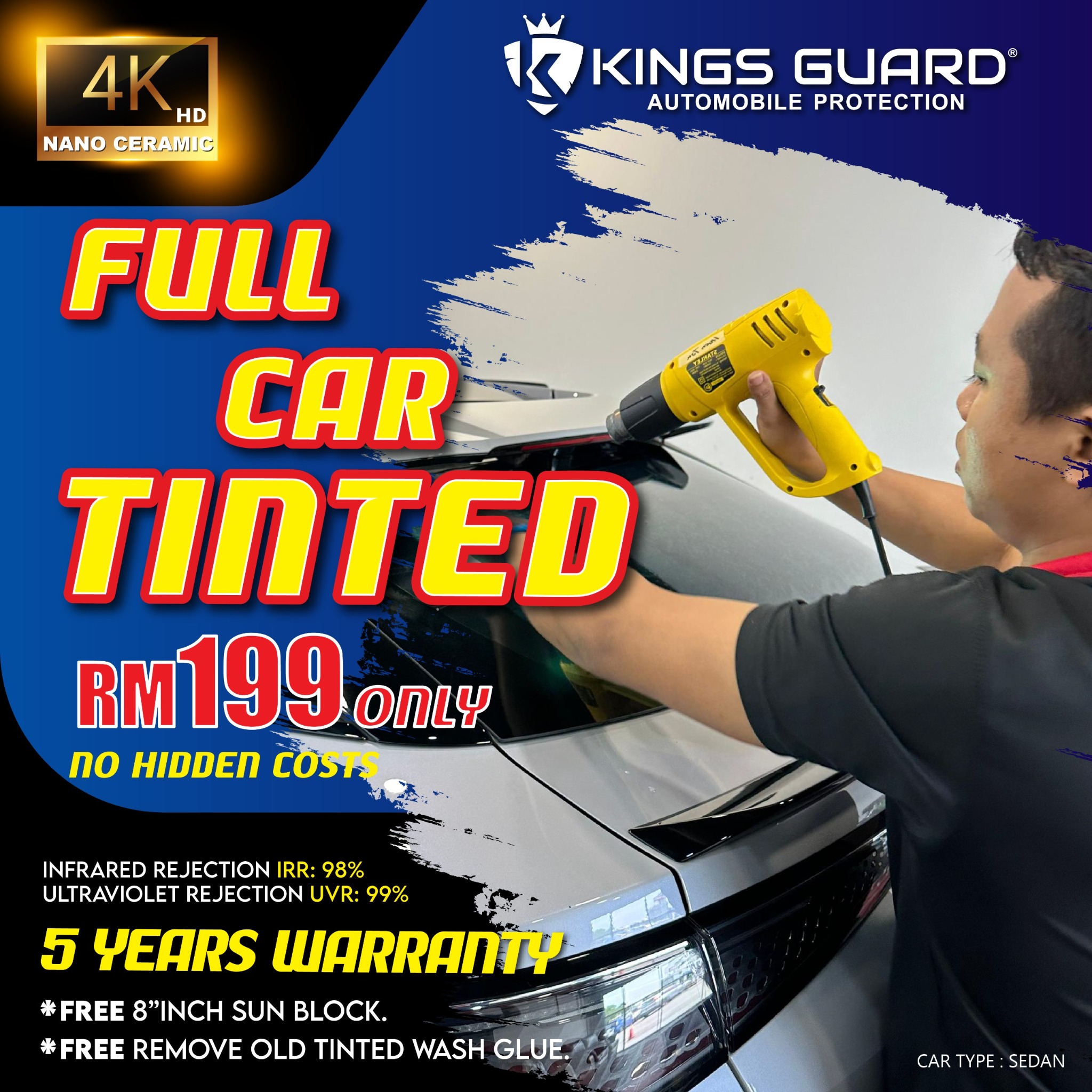 Kings Guard Window Film Skudai - Tinted Specialist Facebook ad