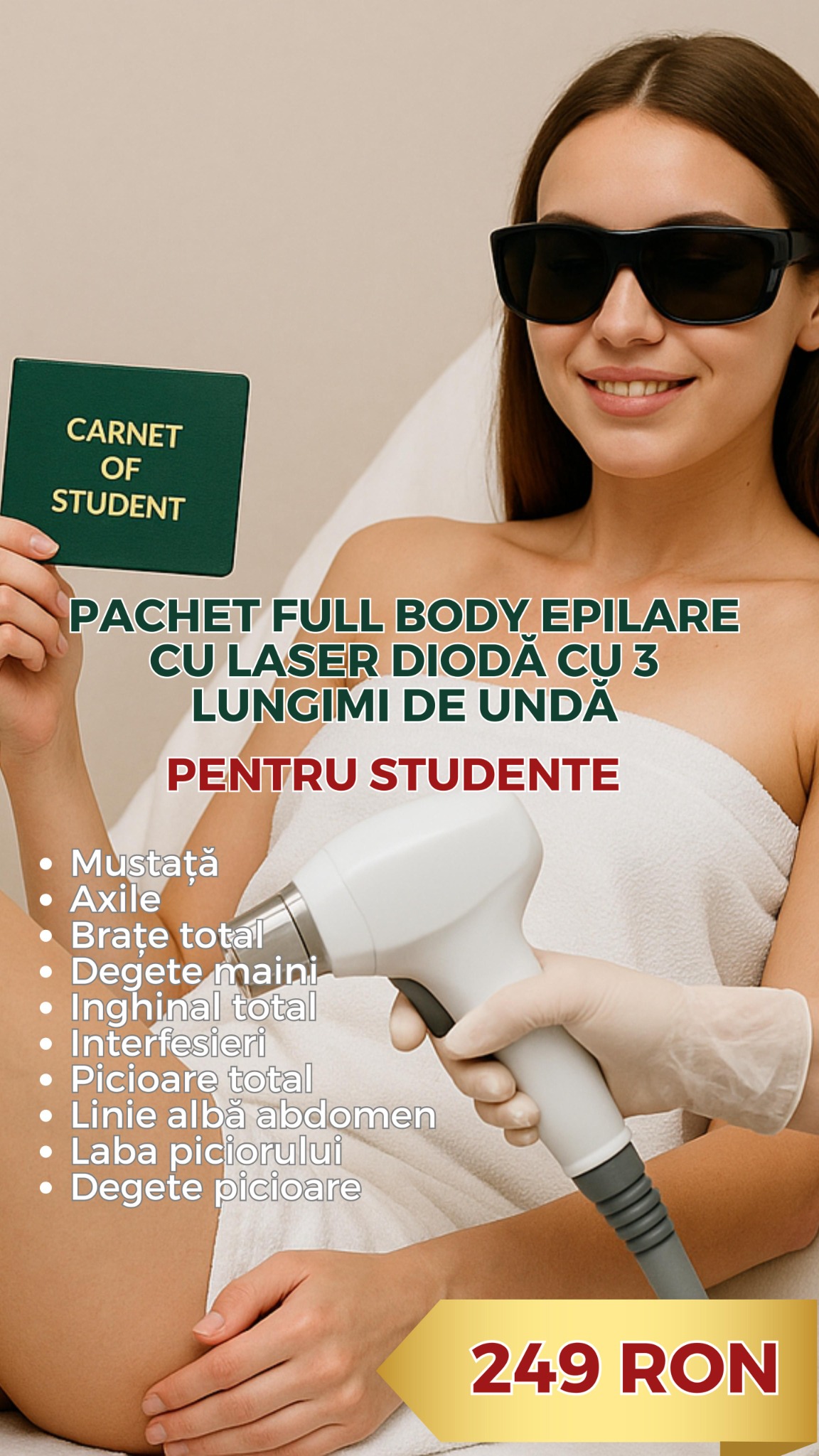 DermEpil Tineretului Facebook ad: Azi ești și mai frumoasă!