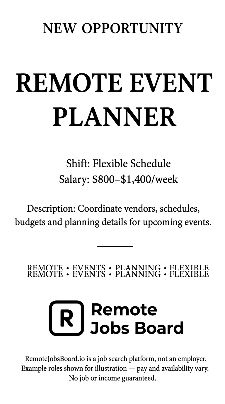 Remote Jobs Board - Work From Anywhere Facebook ad