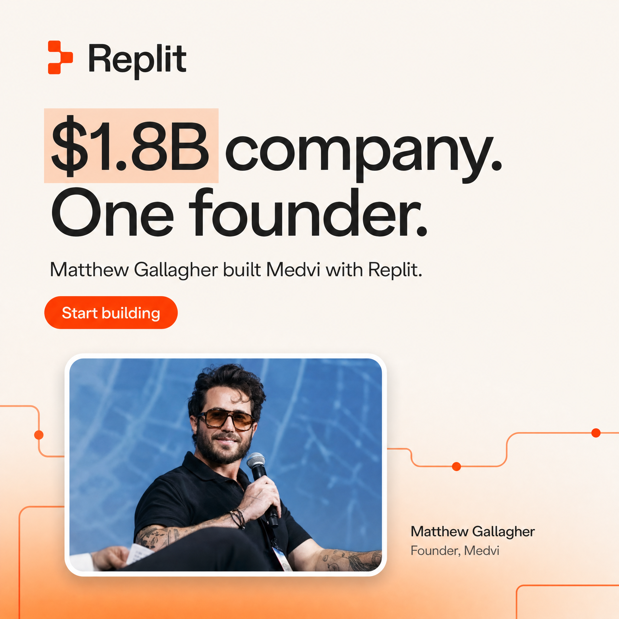 Replit Facebook ad