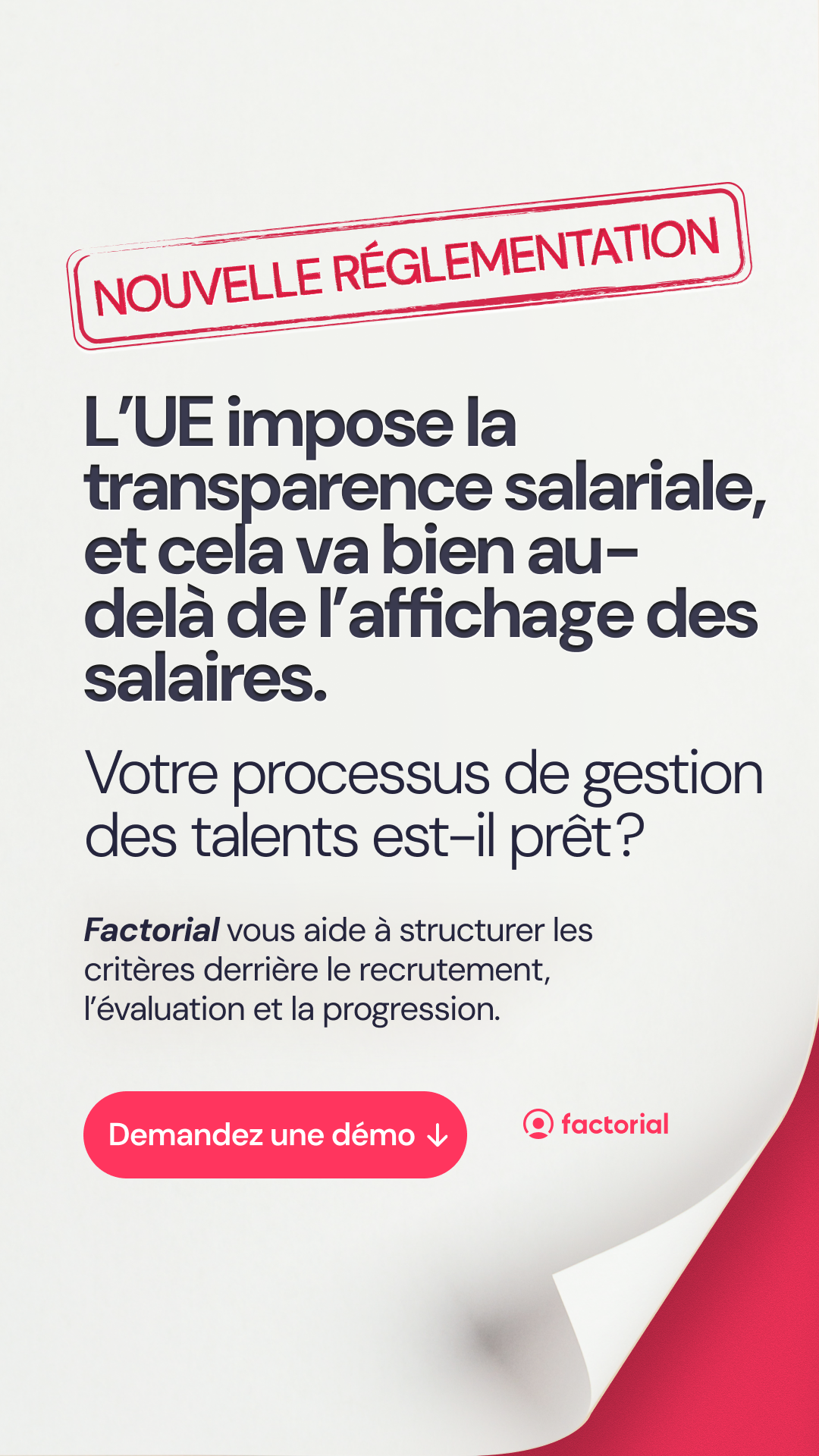 Factorial FR Facebook ad