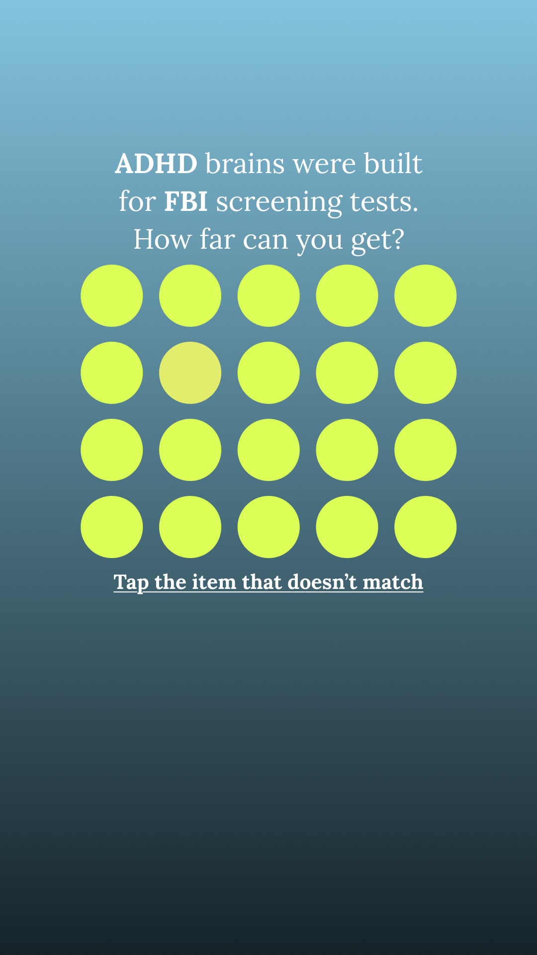 Brain Health Check Facebook ad