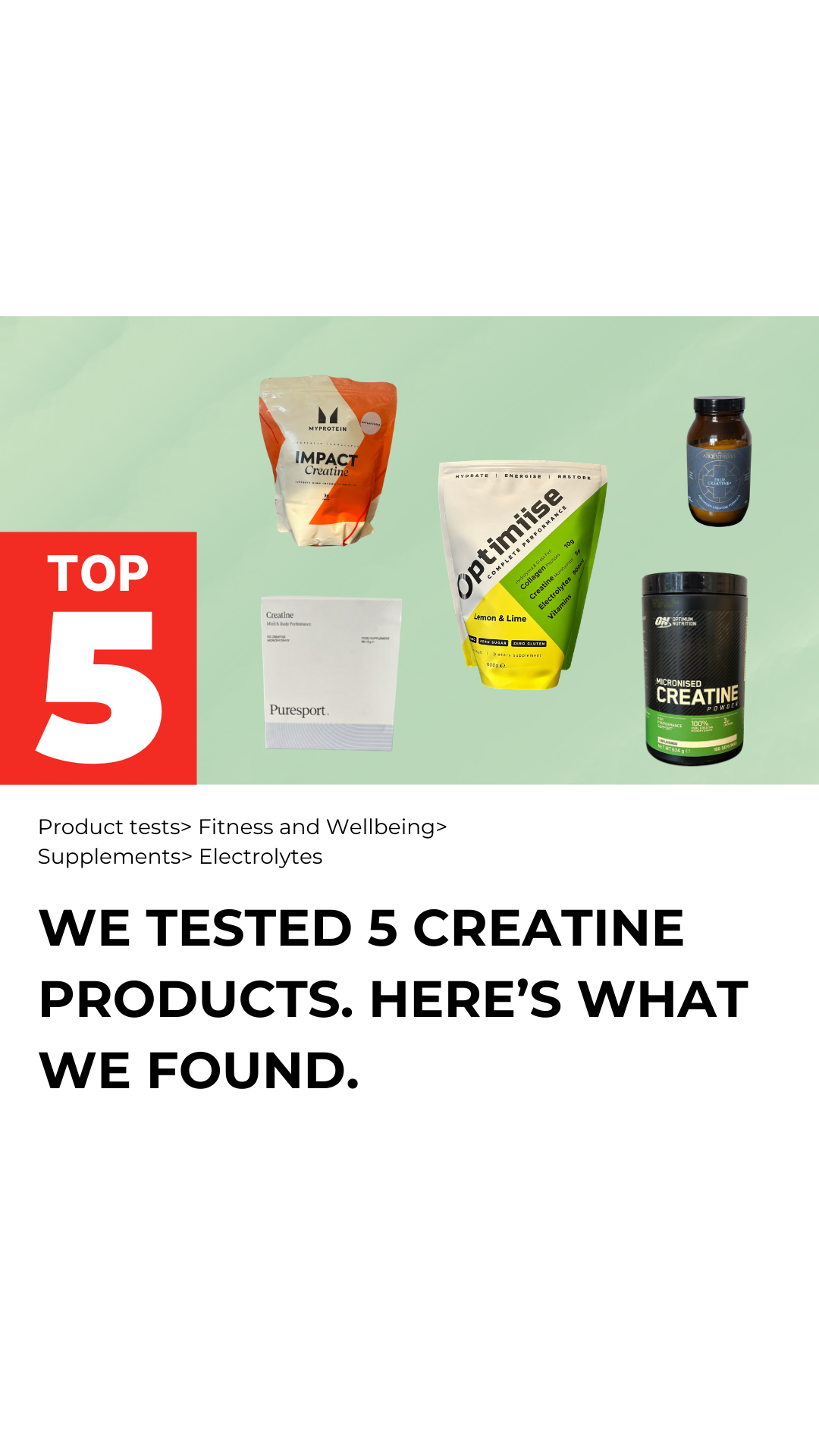 The Wellness Informed Facebook ad