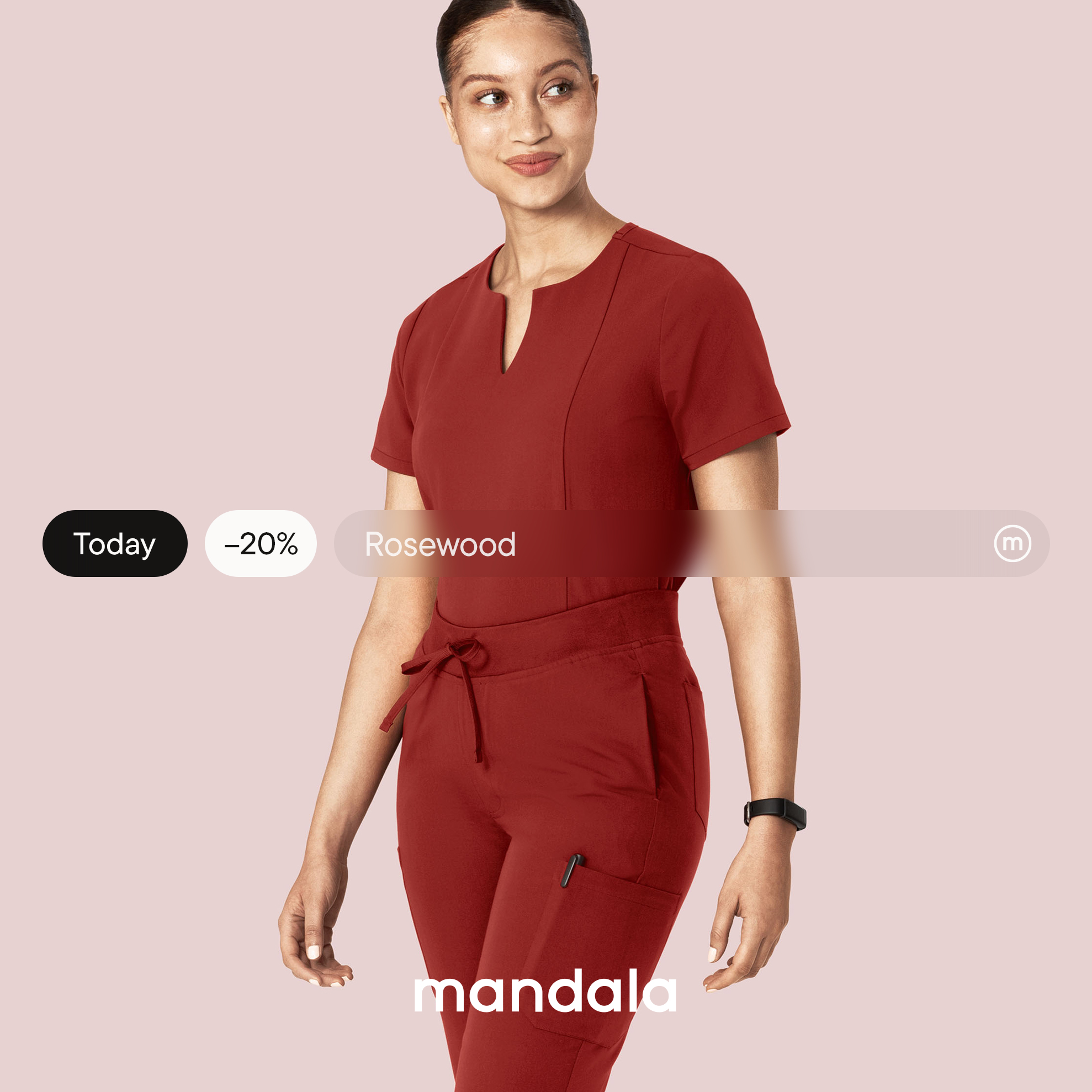 Mandala Scrubs Facebook ad