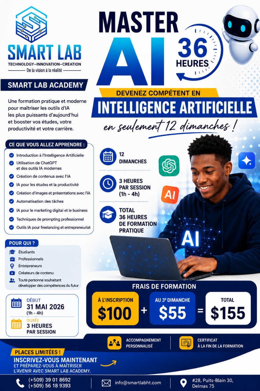 SMART LAB HAITI Facebook ad