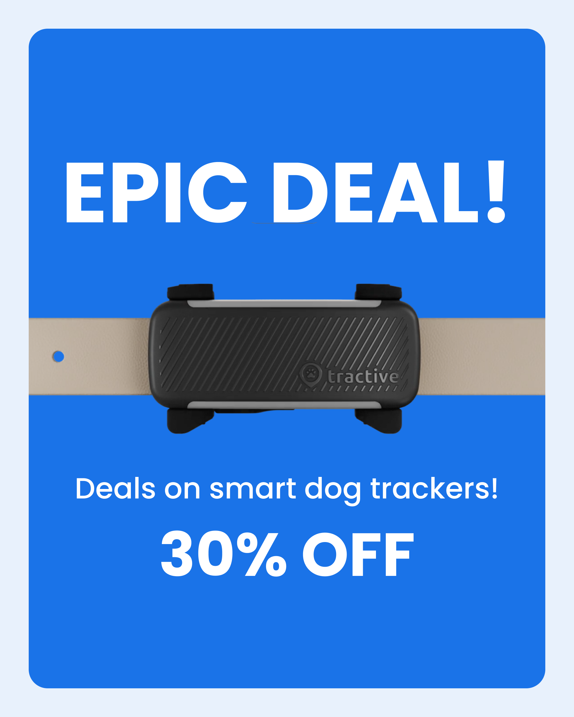 Tractive Facebook ad