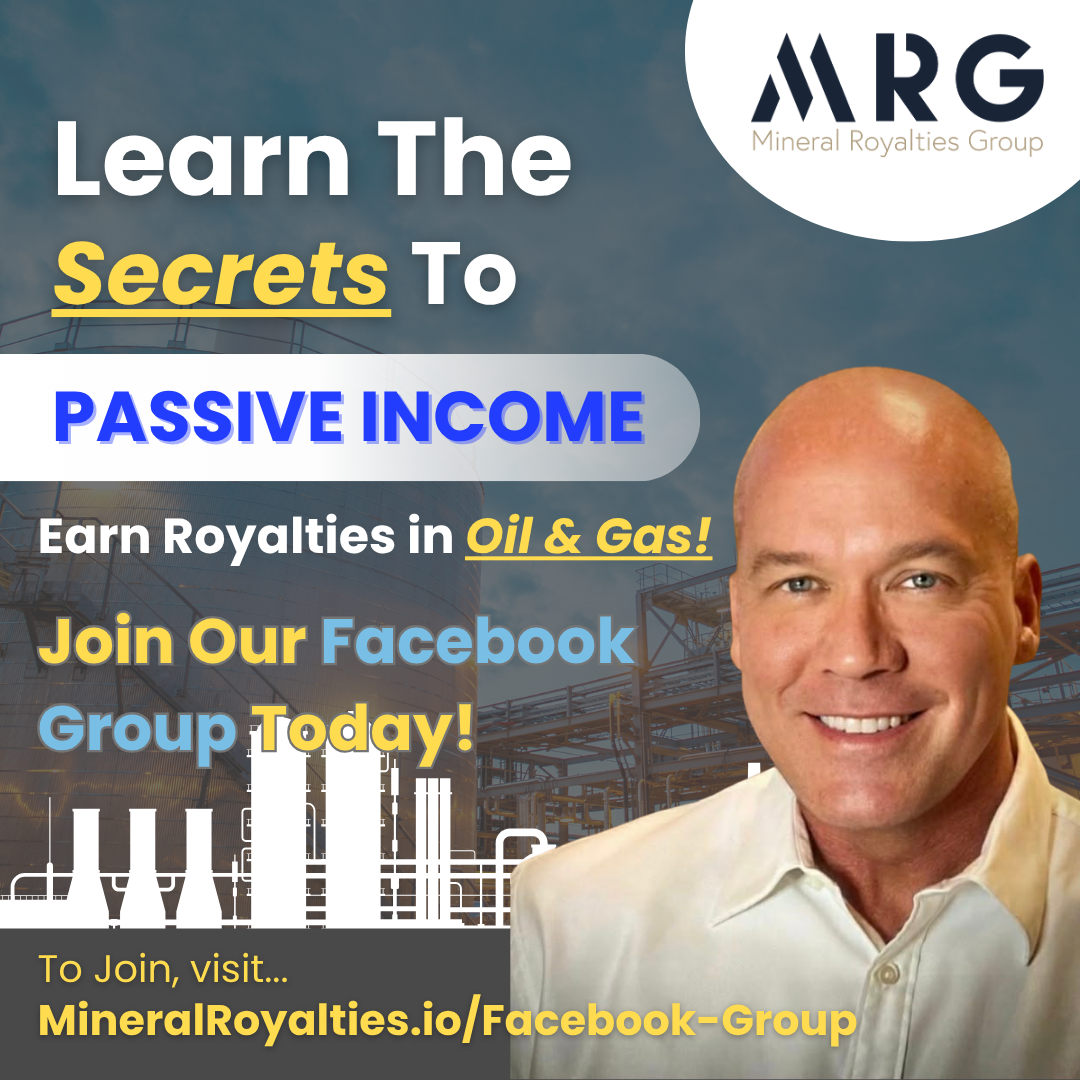 Mineral Royalties Group Facebook ad from Dec 1, 2025