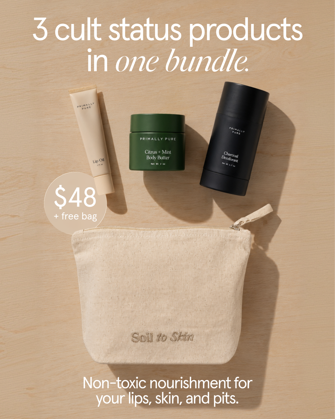 Primally Pure Skincare Facebook ad
