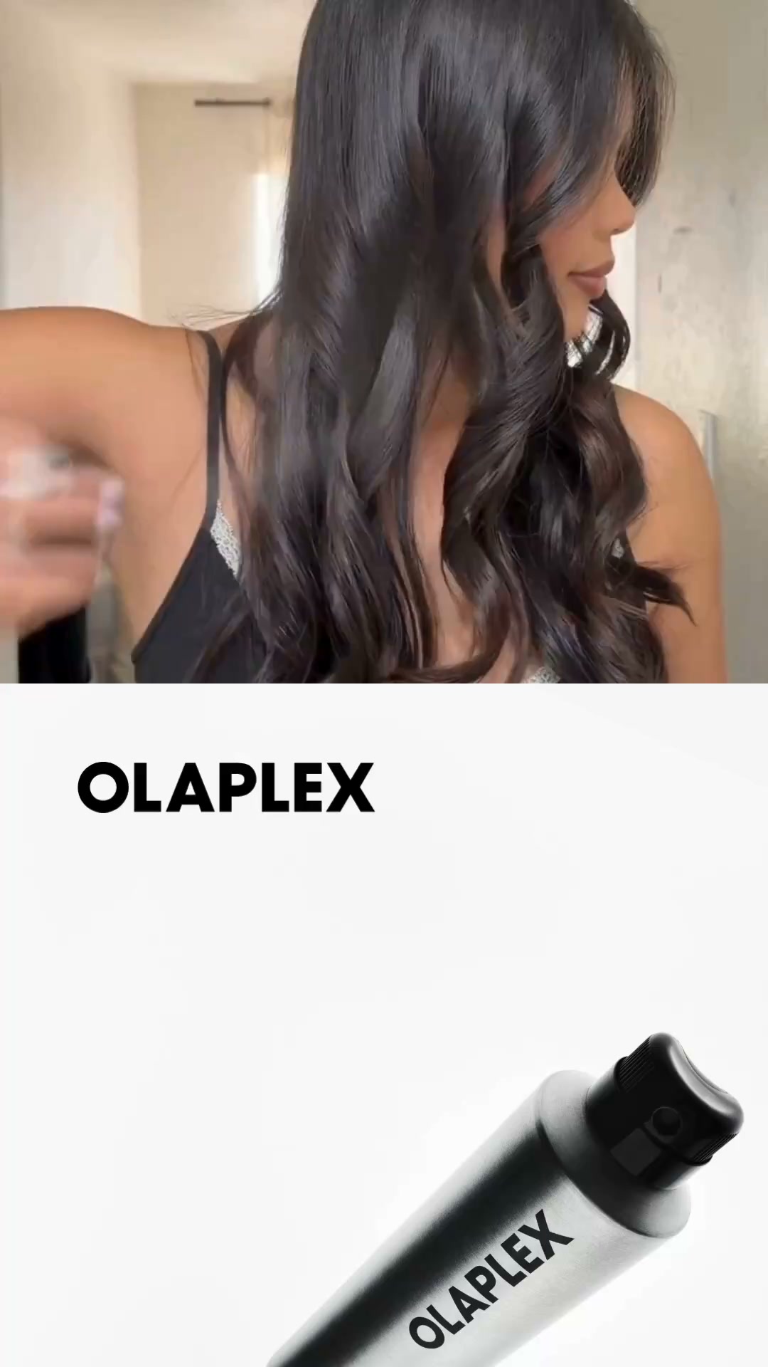 Olaplex Facebook ad: New! The Damage-Defying Hairspray