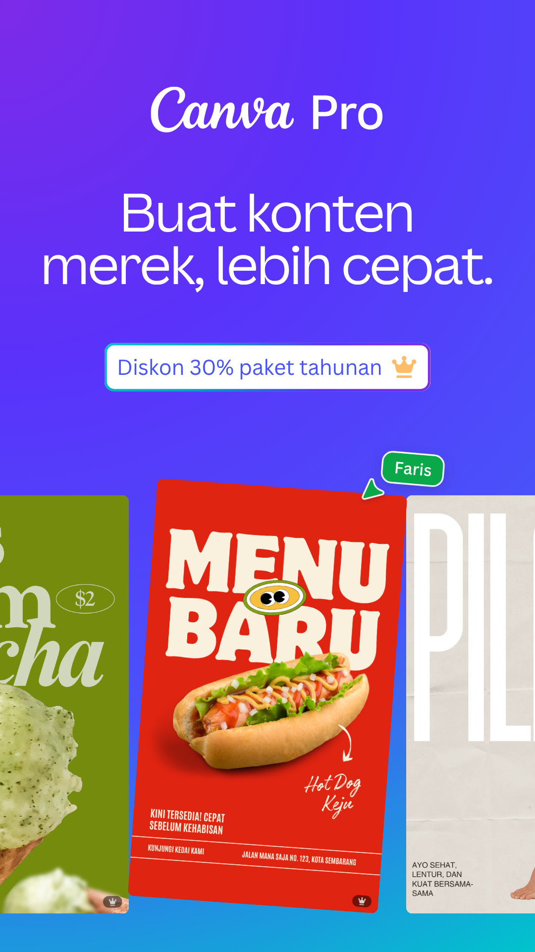 Canva Facebook ad