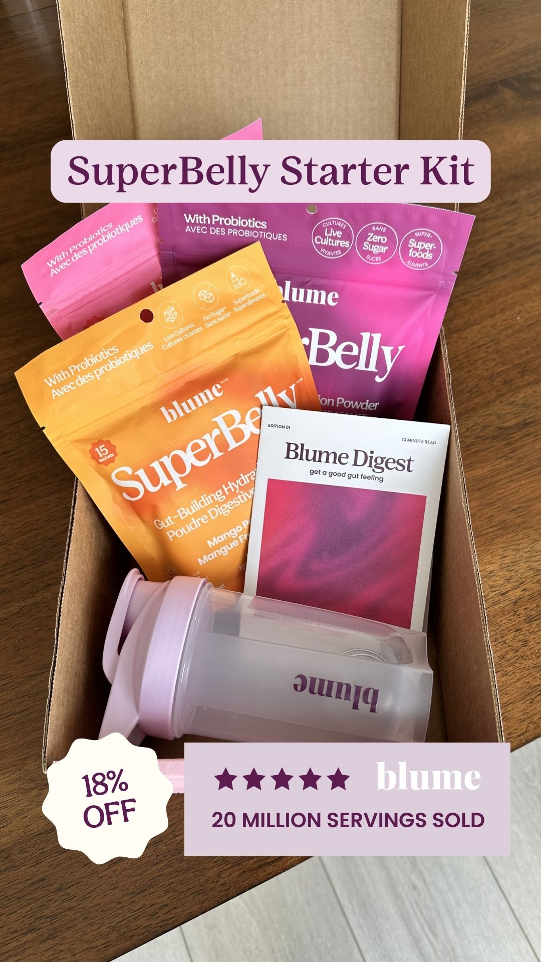 Blume Facebook ad