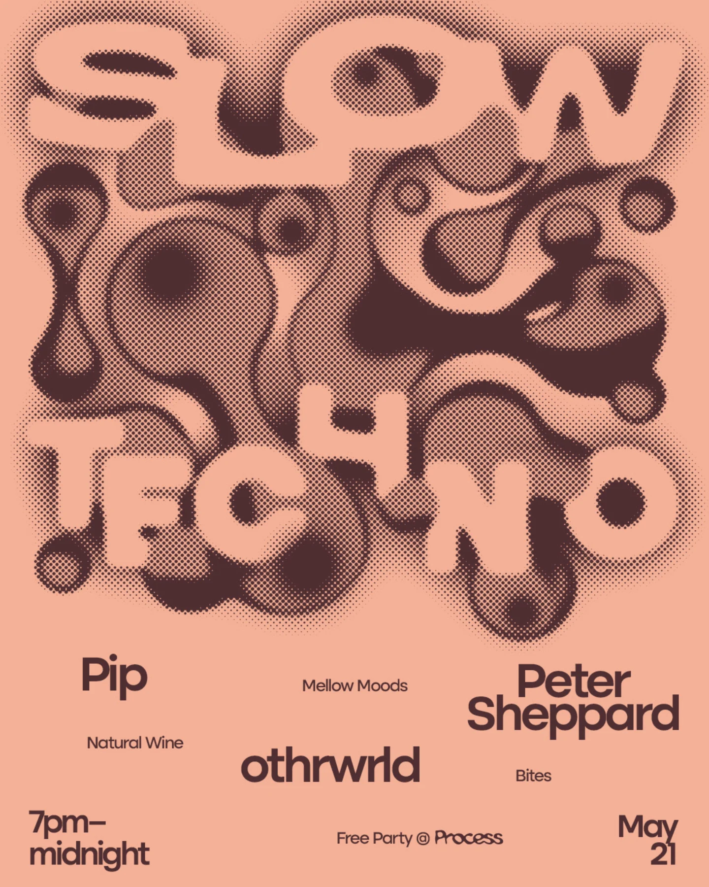 Process PDX Facebook ad: Slow Techno is back!