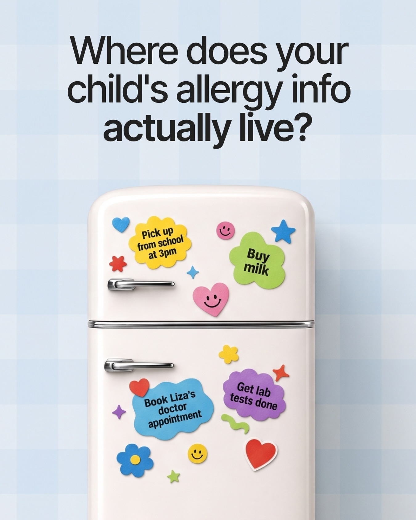 Holivita Facebook ad: «Any allergies?» And your mind goes blank