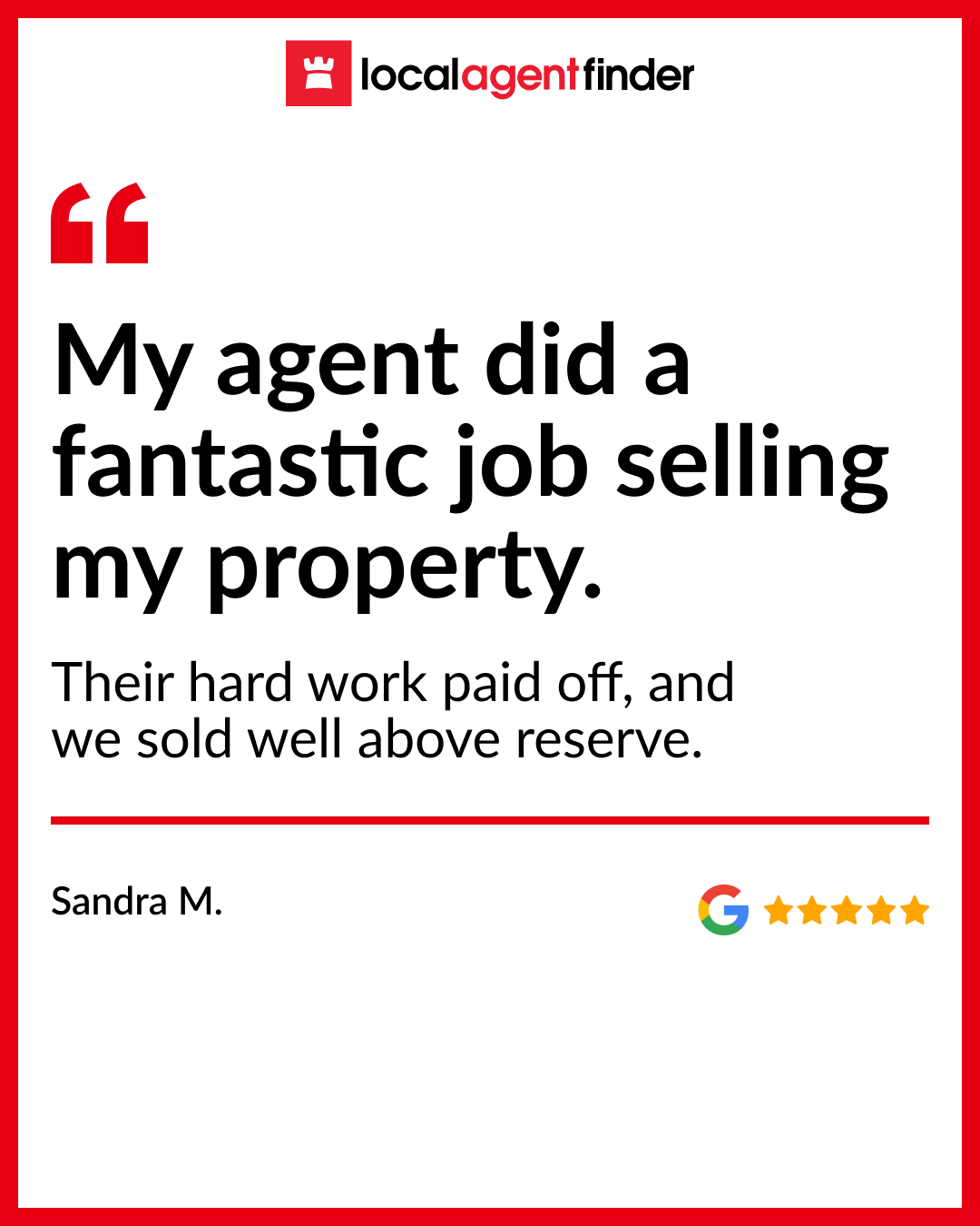 LocalAgentFinder Facebook ad