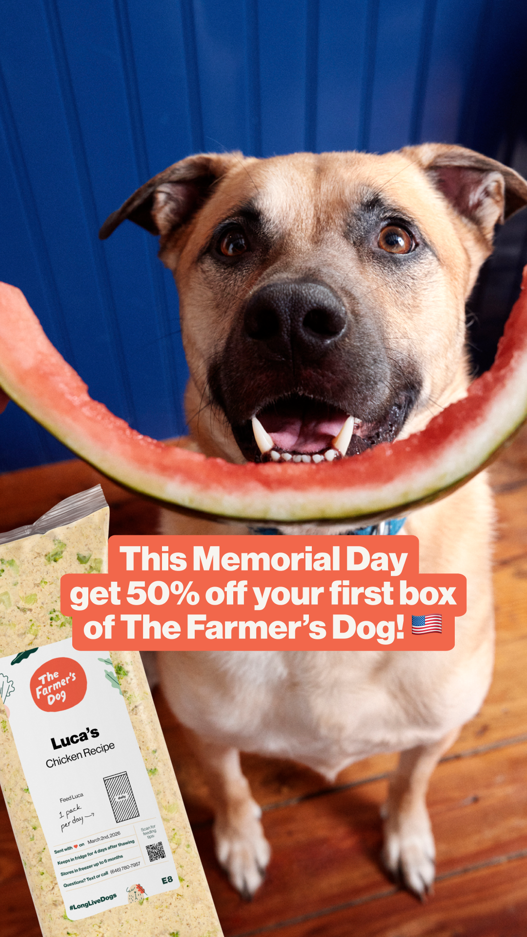 The Farmer's Dog Facebook ad