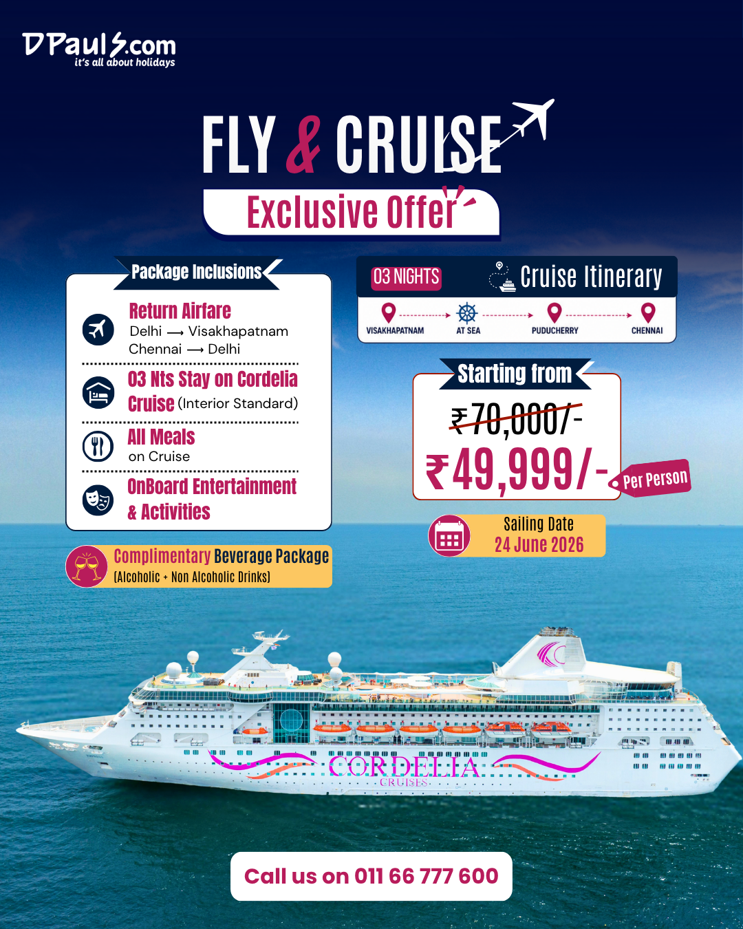 DPauls Travel & Tours Ltd Facebook ad