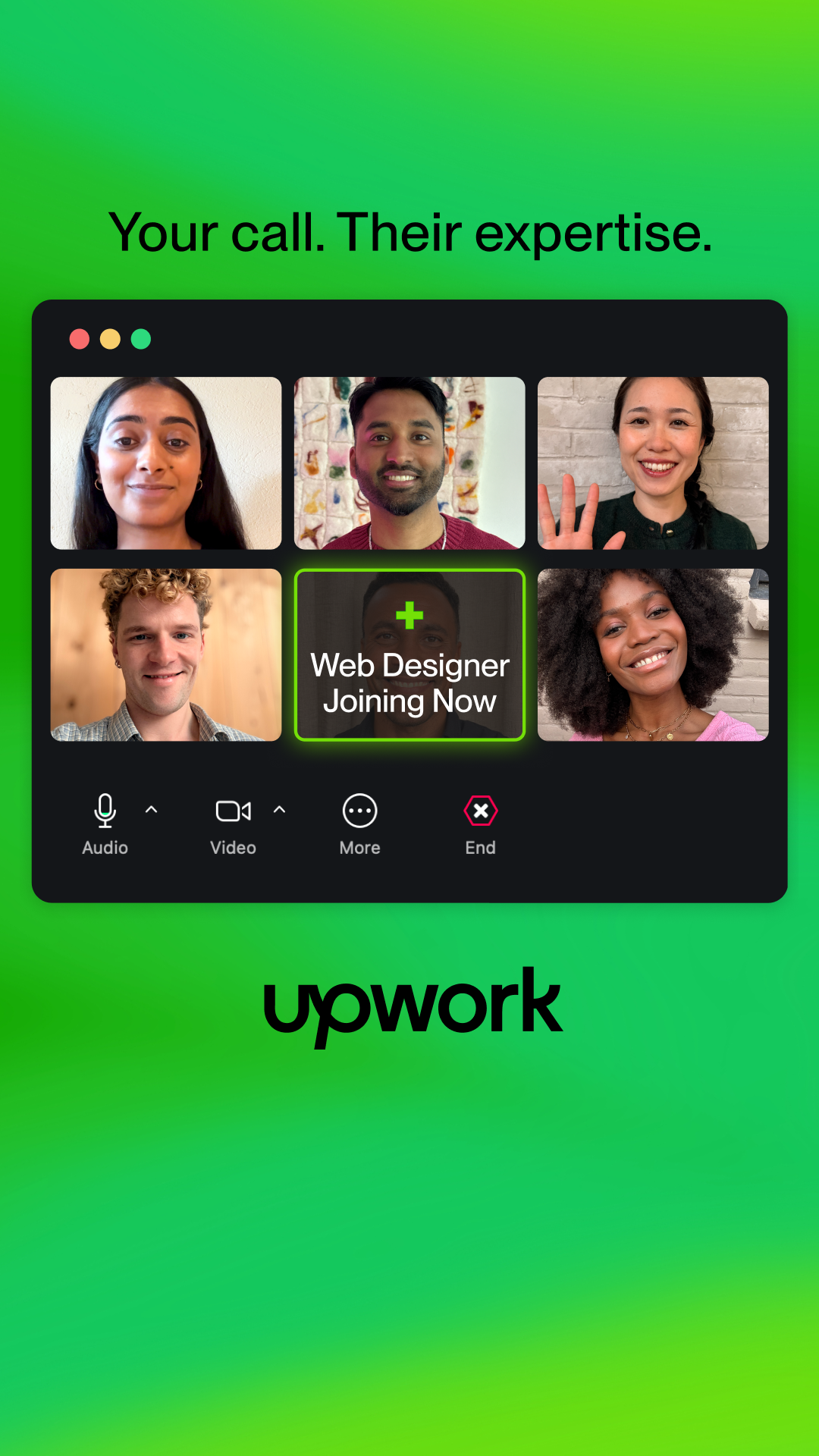 Upwork Facebook ad