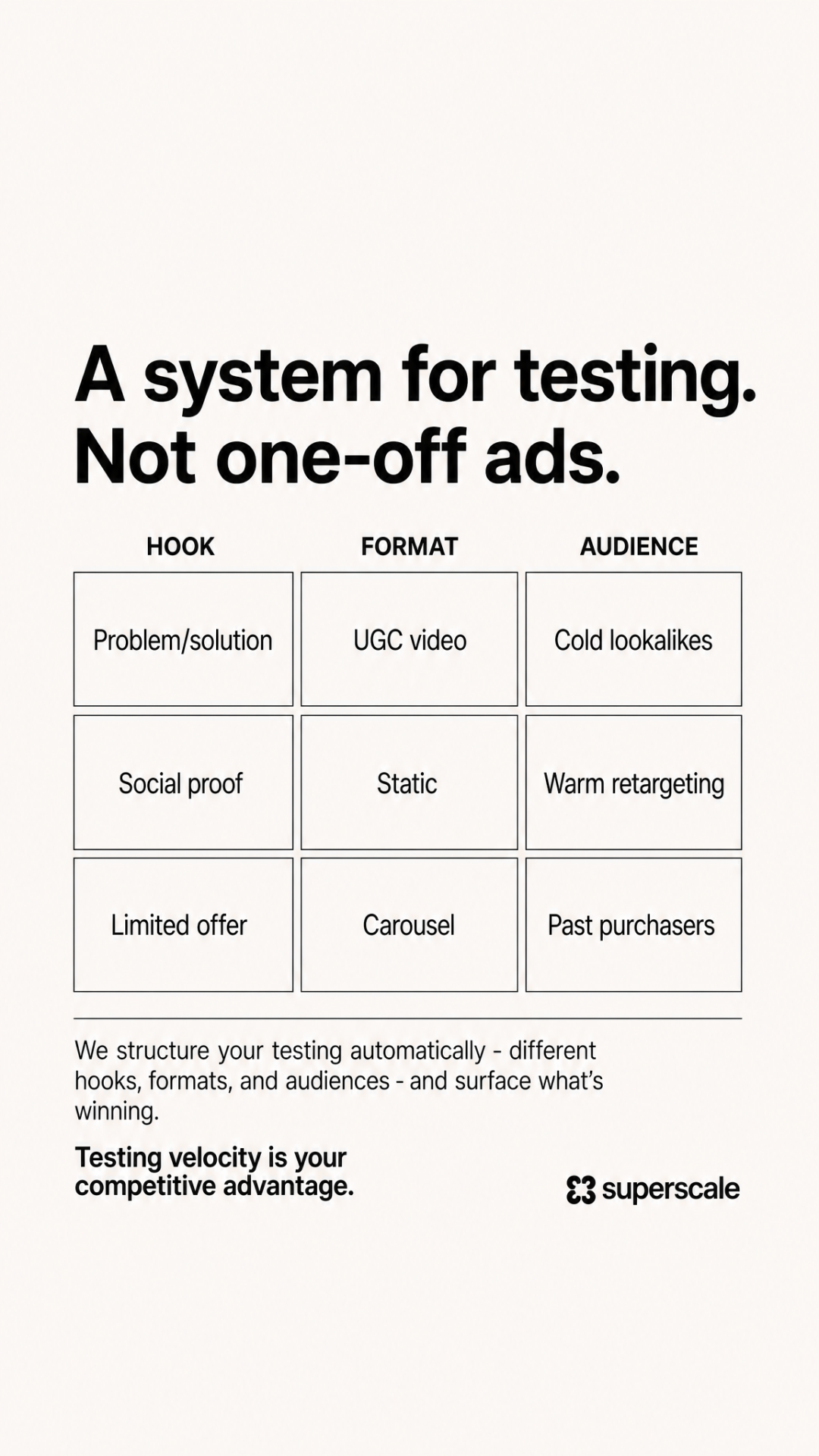 Superscale AI Facebook ad