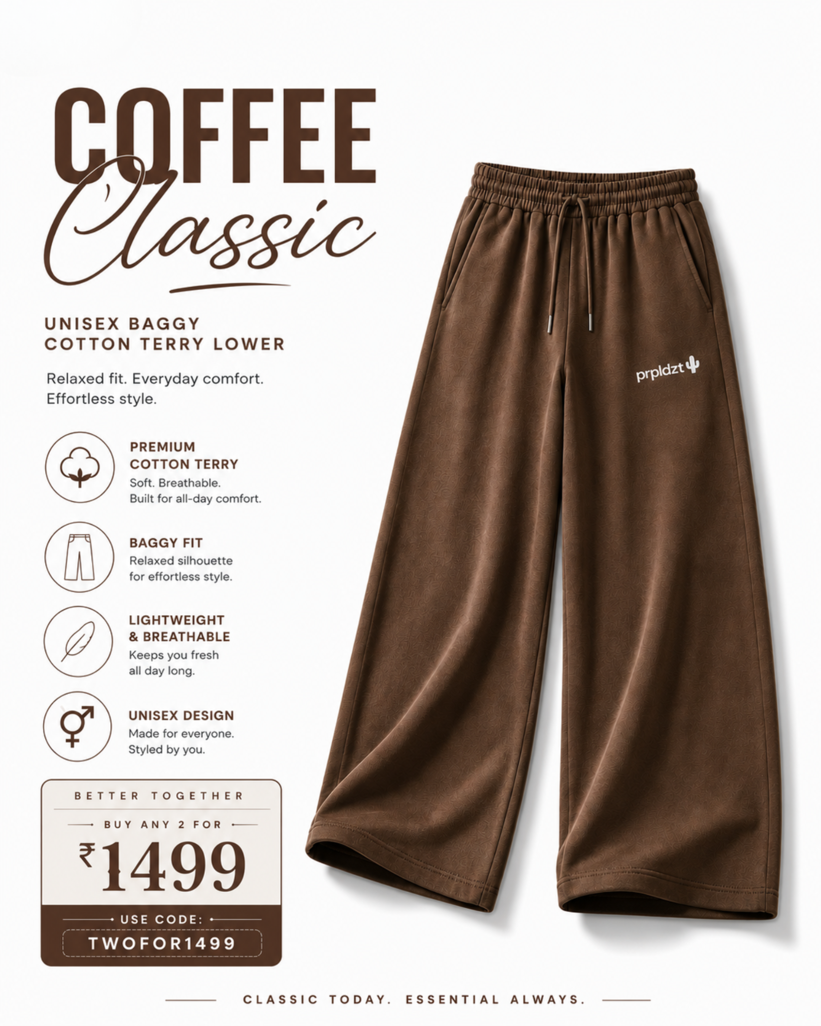 Prpldzrt Facebook ad: 2 Lowers @ ₹1499