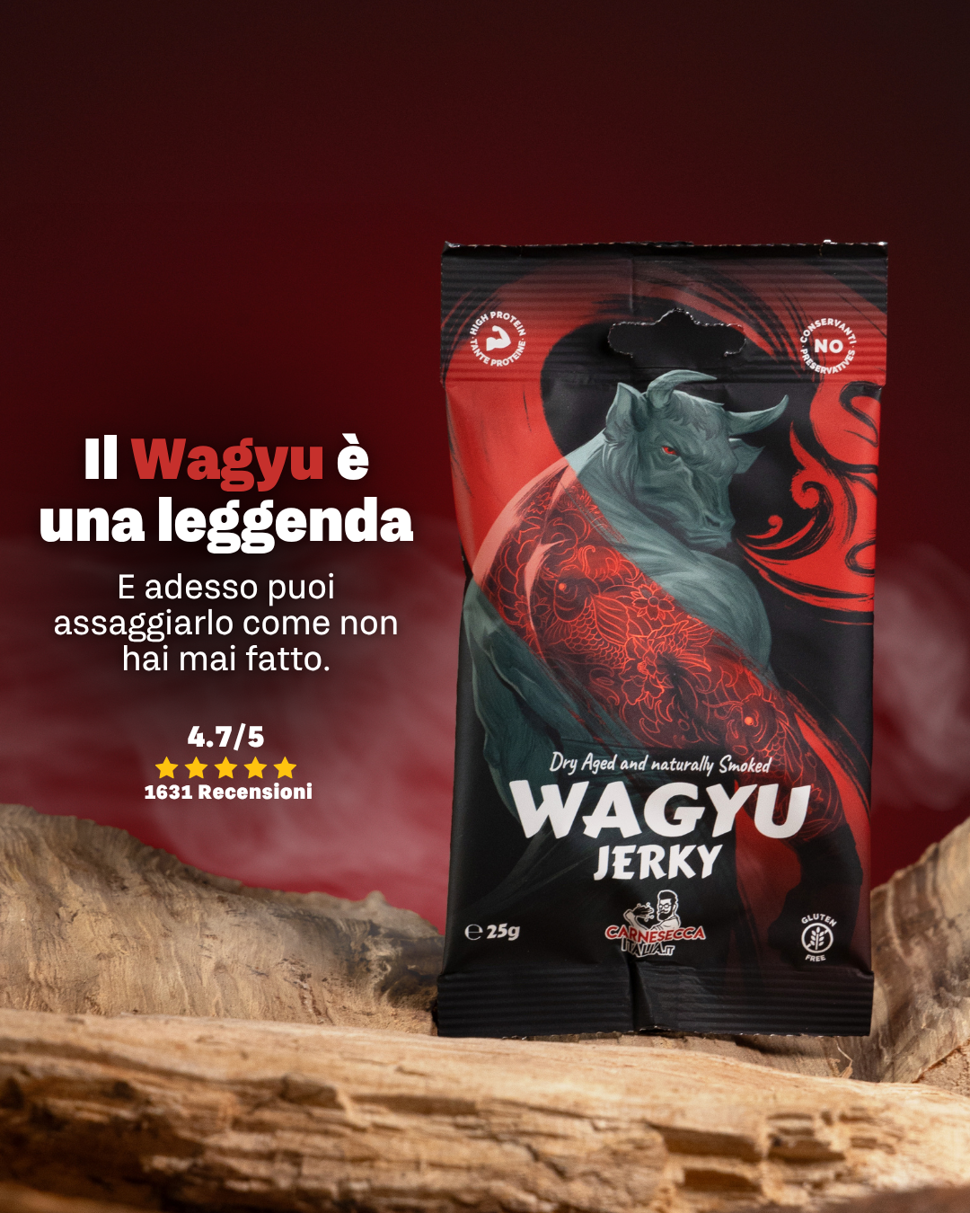 Carne Secca Italia - Italian Jerky Snacks Facebook ad from Nov 12, 2025