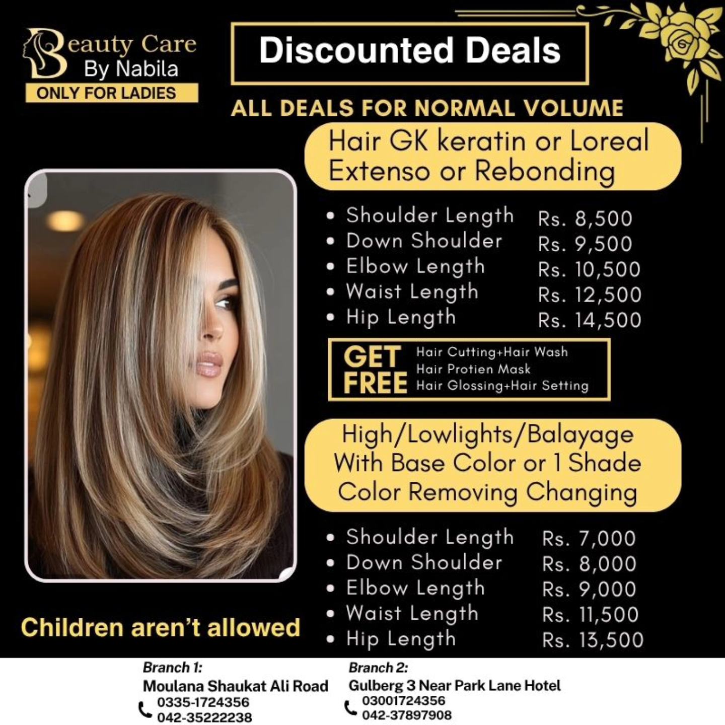 Beauty Care By Nabila -ladies saloon Facebook ad