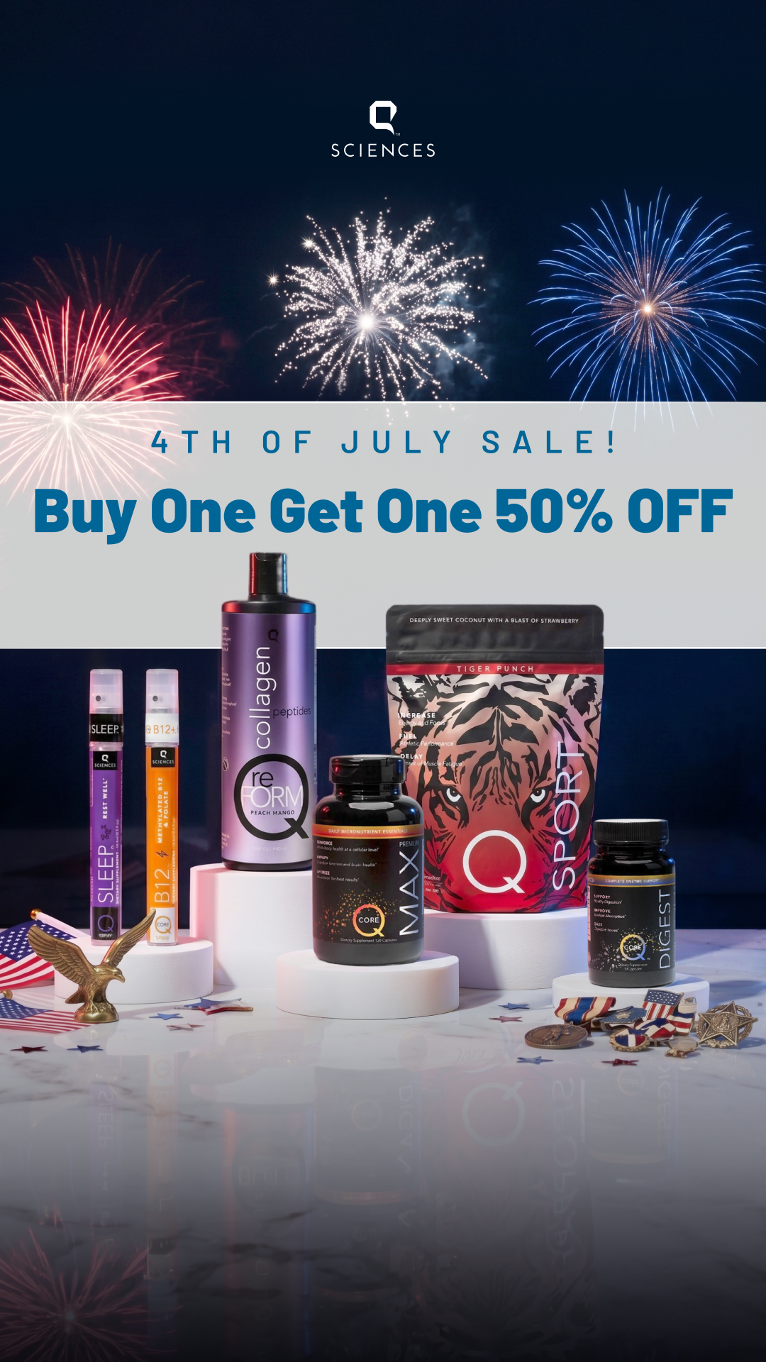 Q SCIENCES Facebook ad