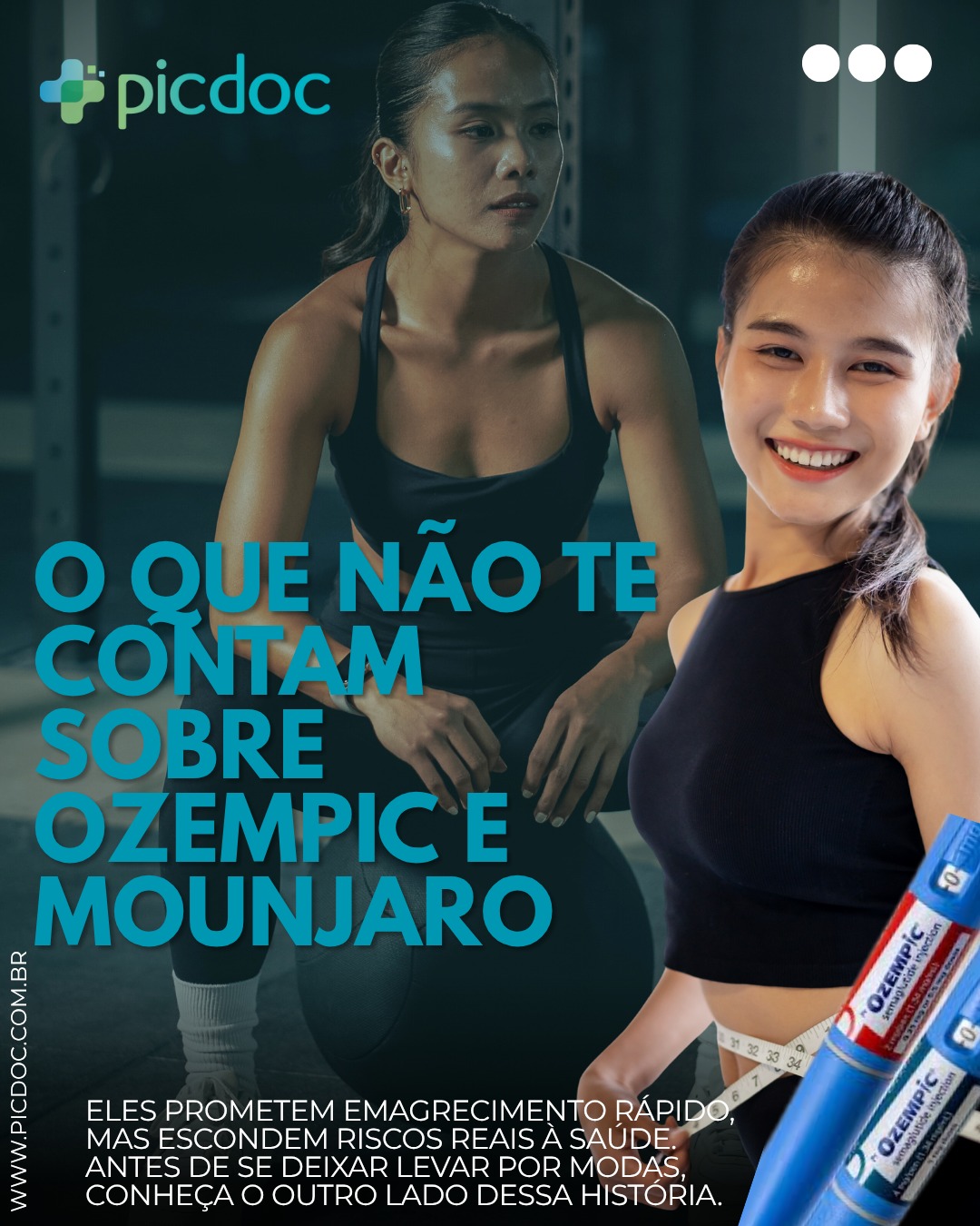 PicDoc Facebook ad: 20% de perda de peso com uma injeção.