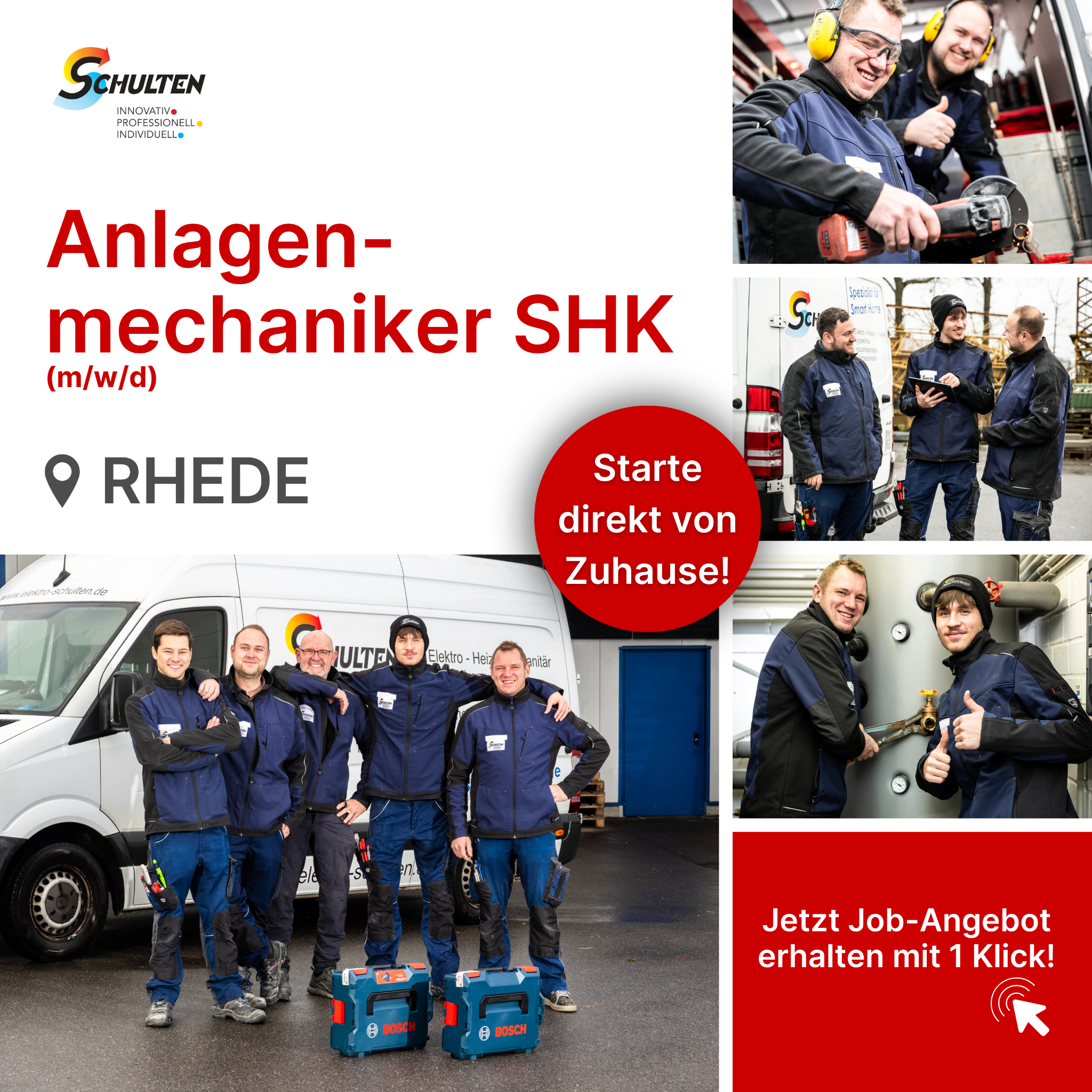 Candidate Flow: SHK Karriere Facebook ad