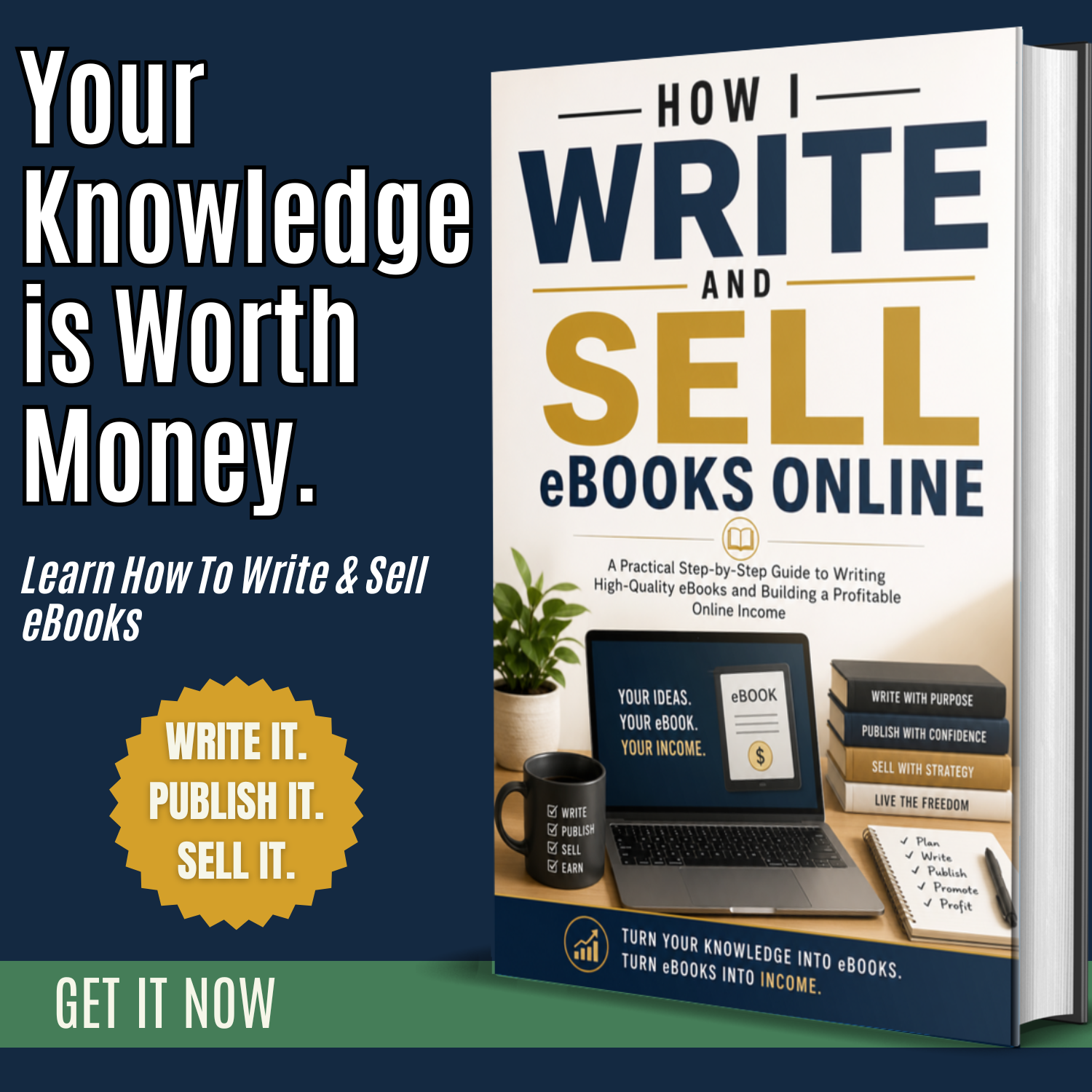 Osayande Paul Facebook ad: Turn Your Knowledge Into Income With eBooks