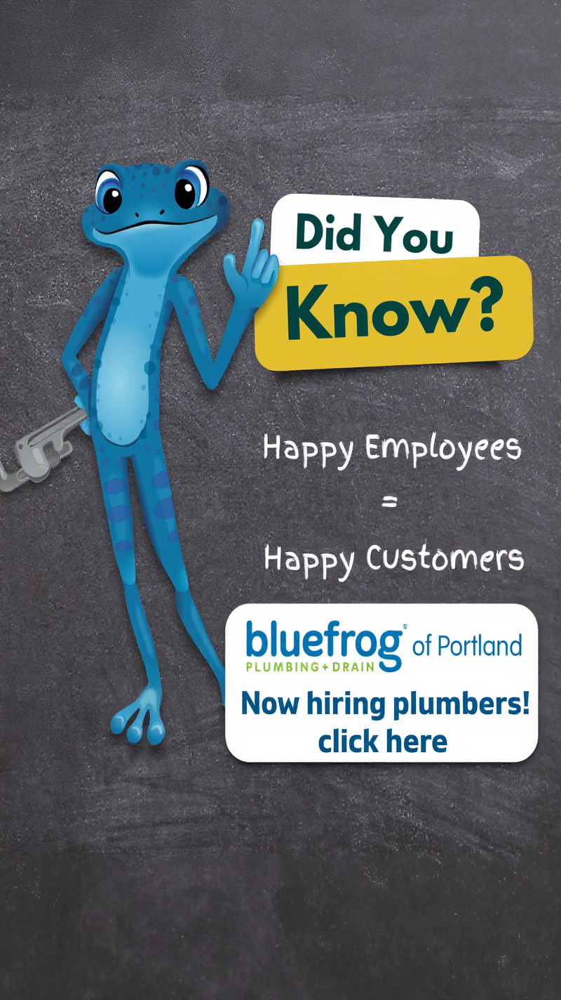 Bluefrog Plumbing + Drain of Portland Facebook ad from Jul 24, 2026