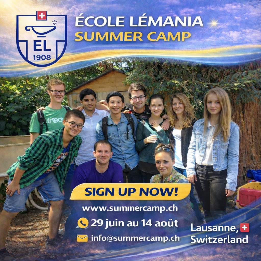 Ecole Lémania Facebook ad