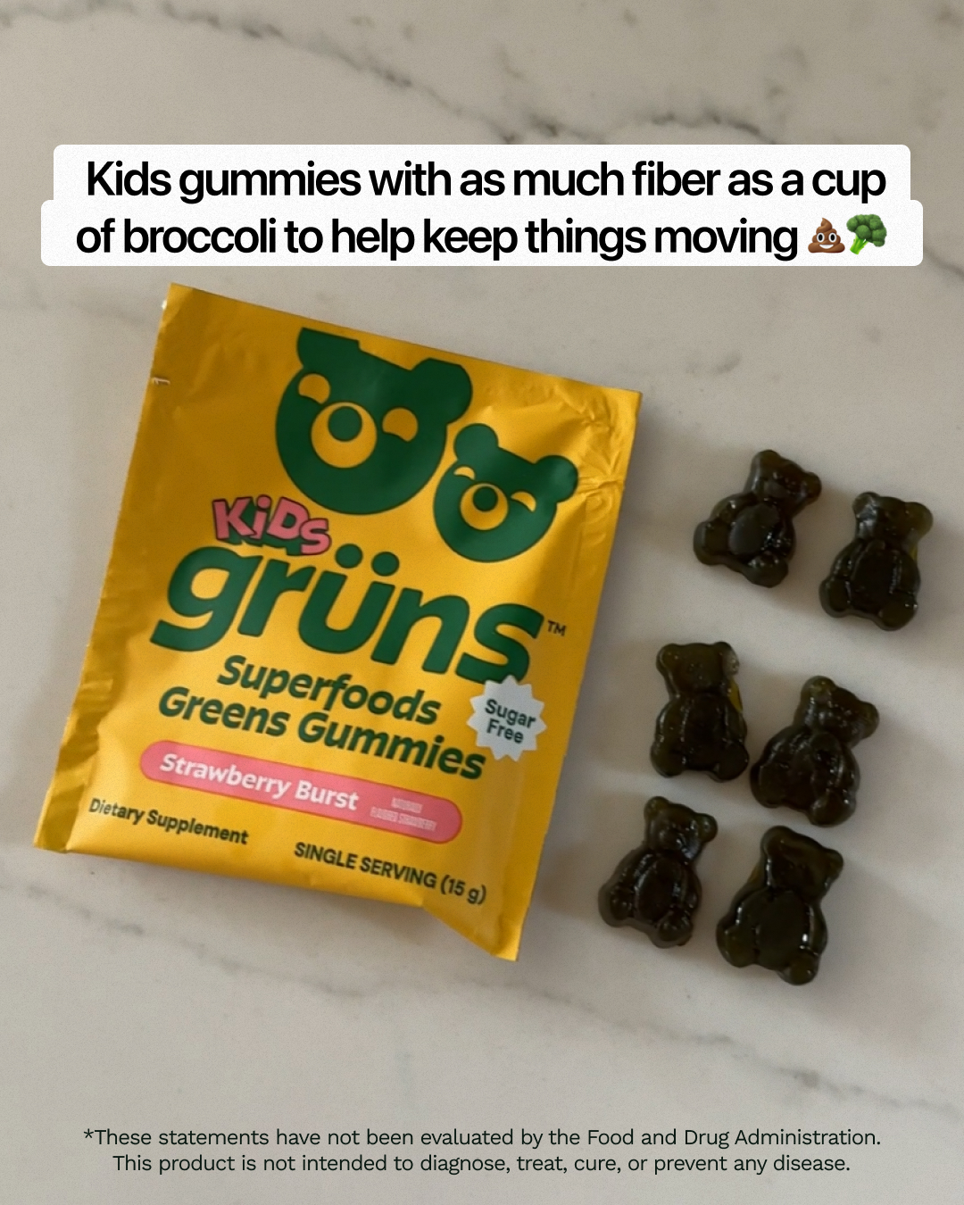 Grüns Kids Facebook ad